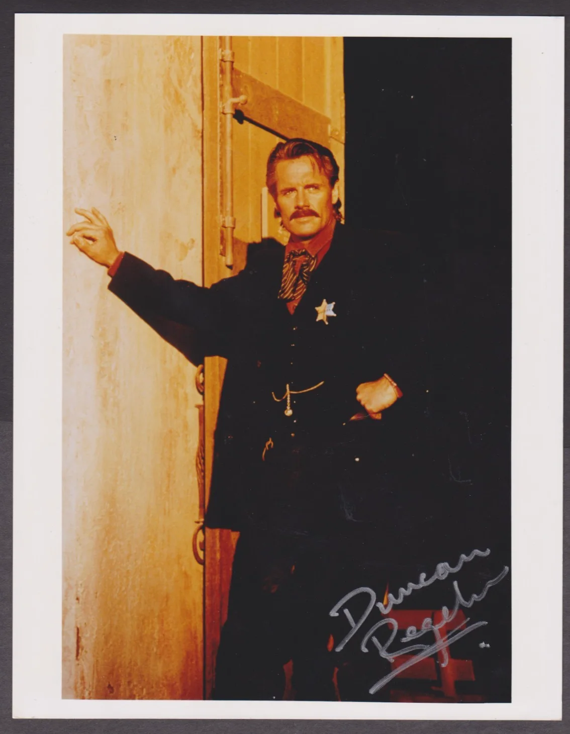 Duncan Regehr — 5 Diff DUNCAN REGEHR 8x10 Photos ZORRO DRACULA STAR TREK ~ One Autographed w/COA, image 2