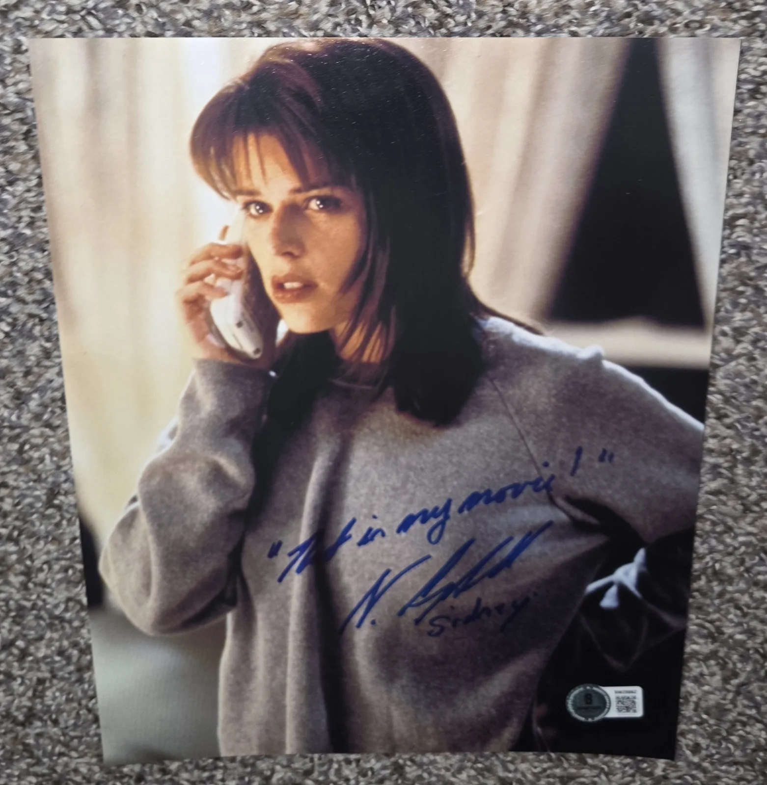 Paul Thomas Anderson — NEVE CAMPBELL - 8x10 Signed Autograph Scream Beckett BAS, image 2