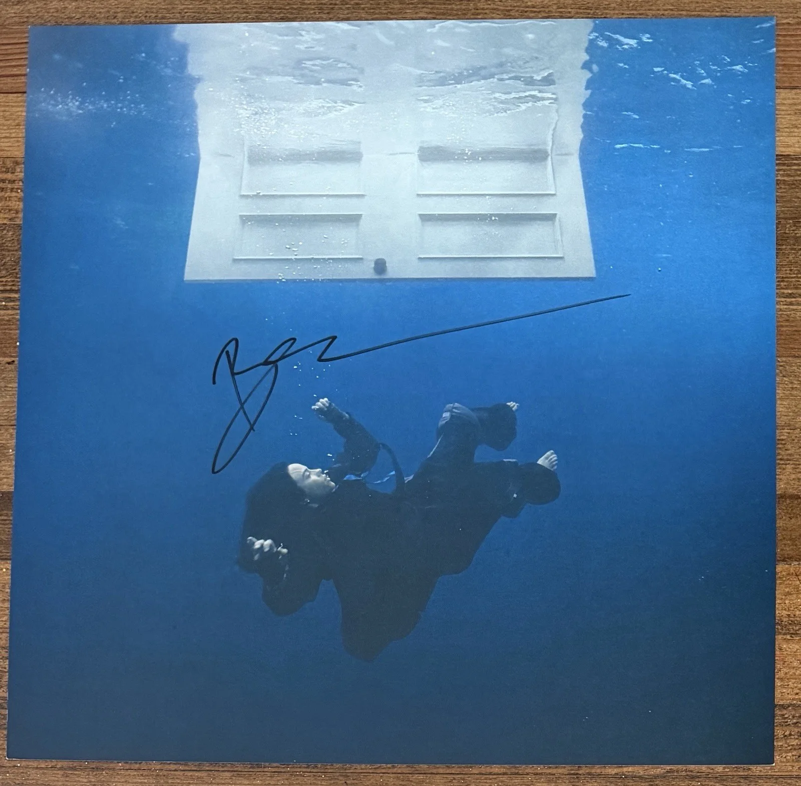 Billie Eilish — BILLIE EILISH HIT ME HARD SOFT VINYL & SIGNED AUTO COVER PHOTO CARD PSA DNA COA, изображение 5