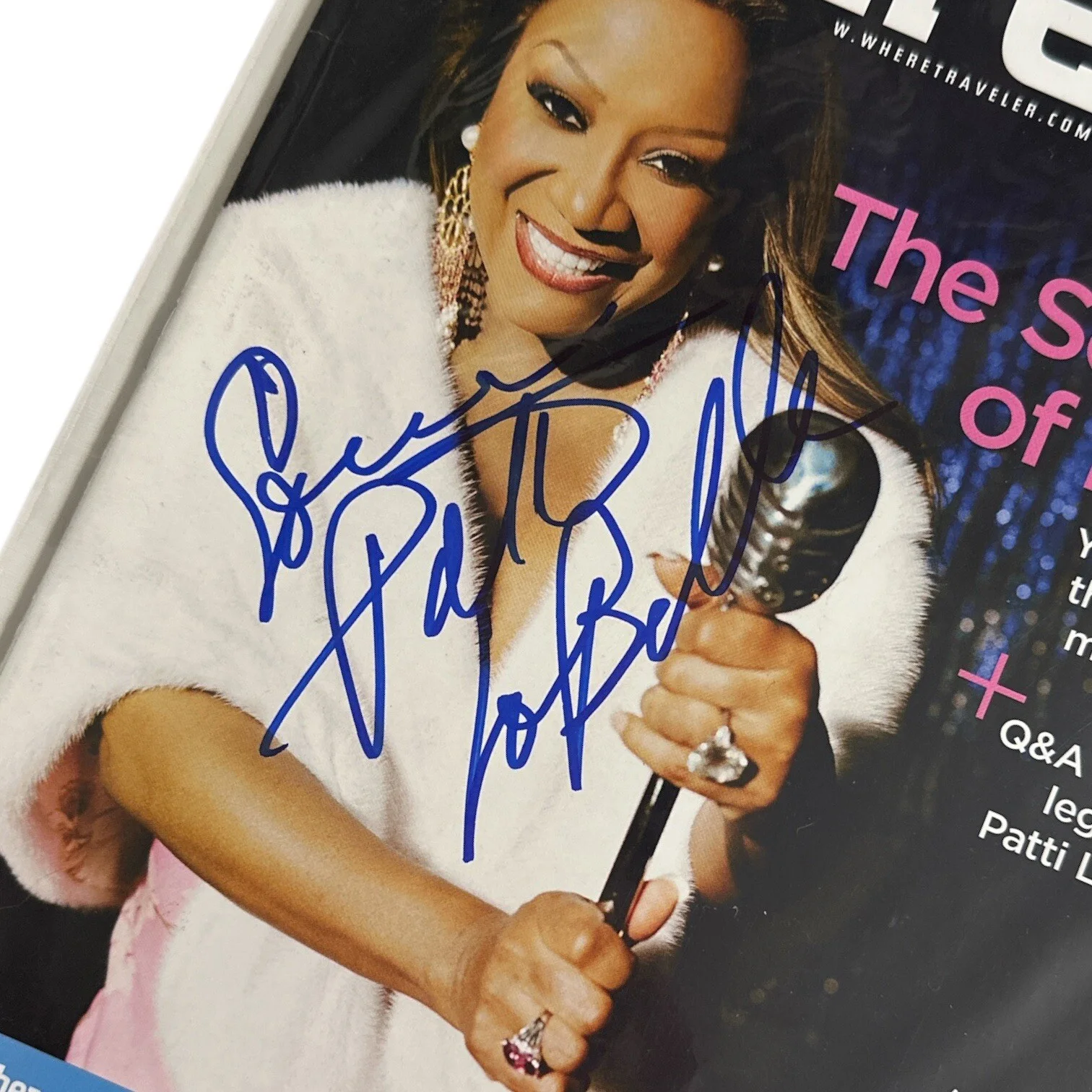 Patti Labelle Signed Autograph 2008 Travel Magazine! R&B Soul Legend Actress!, изображение 2
