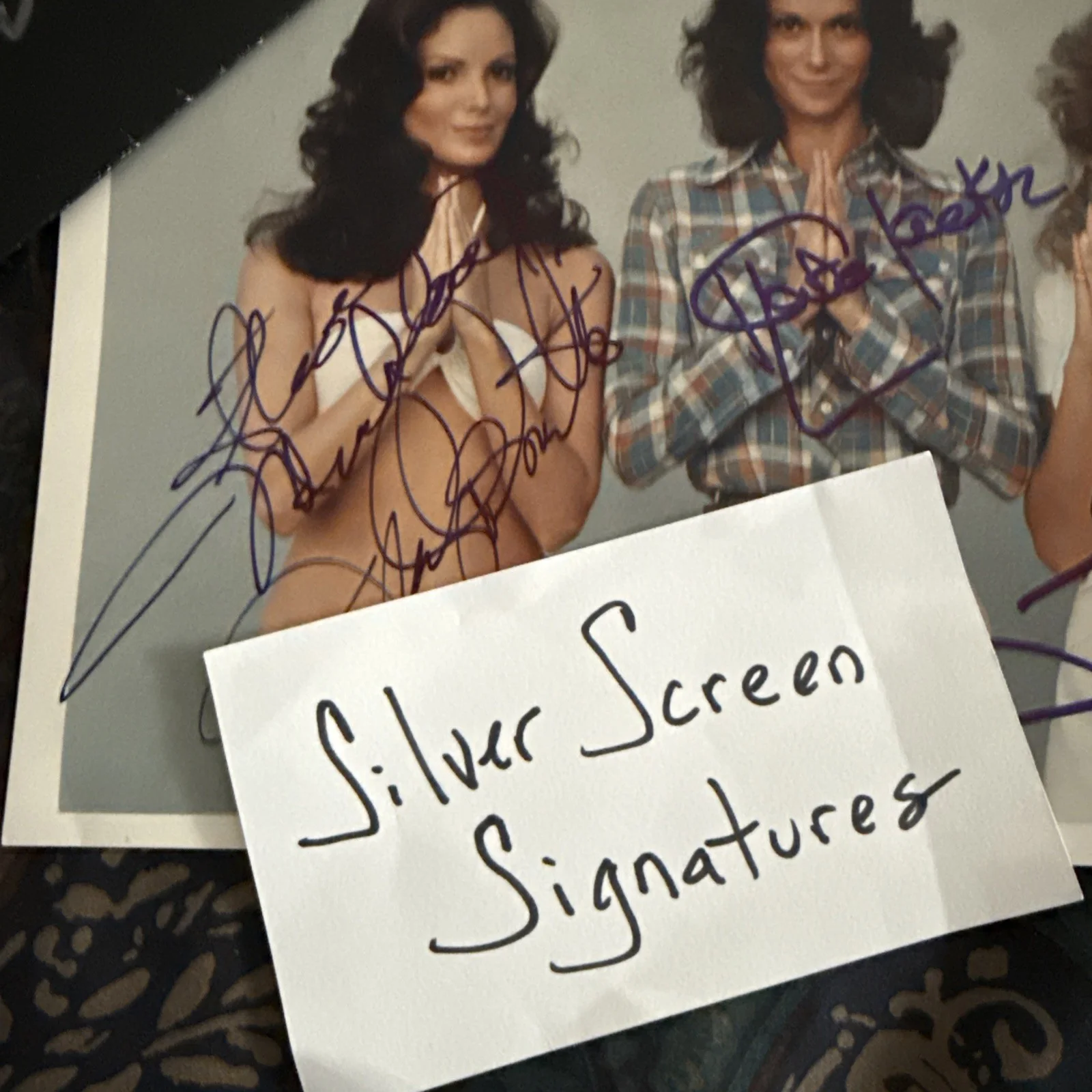 Farrah Fawcett Jaclyn Smith & Kate Jackson ￼Signed Charlie’s Angels Autograph, image 5