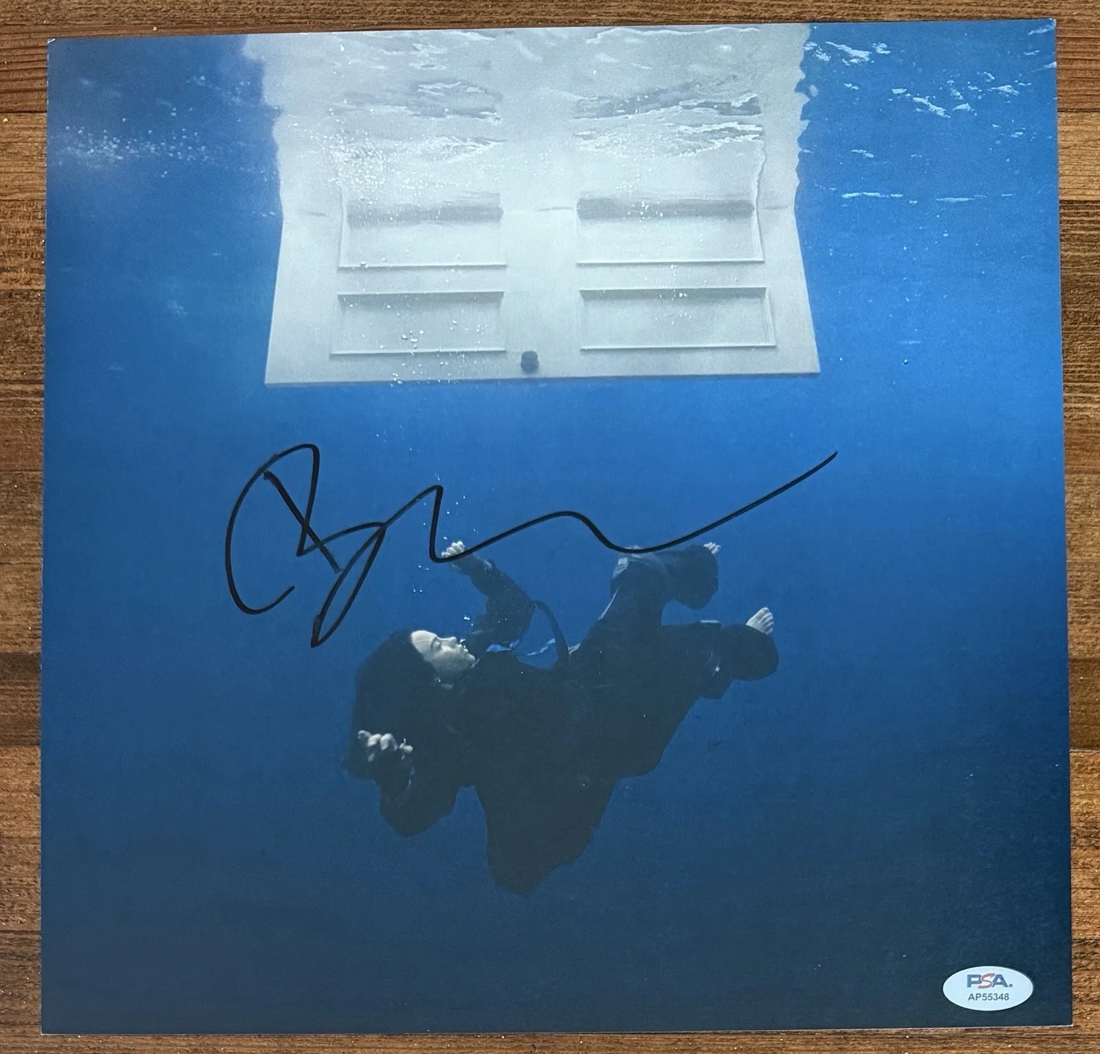 Billie Eilish — BILLIE EILISH HIT ME HARD SOFT VINYL & SIGNED AUTO ALBUM COVER CARD PSA DNA COA