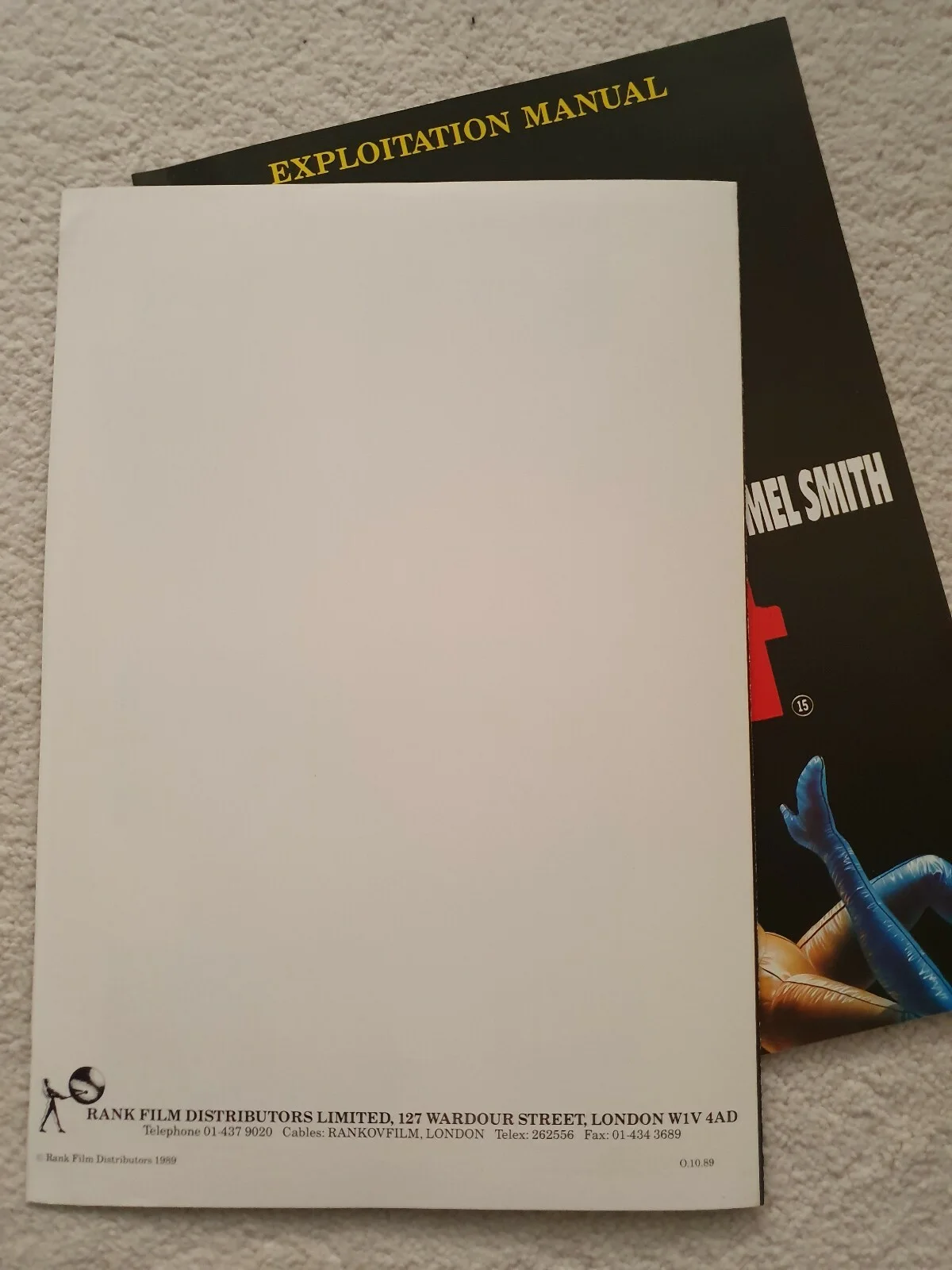 WILT - TWO ORIGINAL 1989 UK PRESSBOOKS - MEL SMITH, GRIFF RHYS JONES, A STEADMAN, image 3