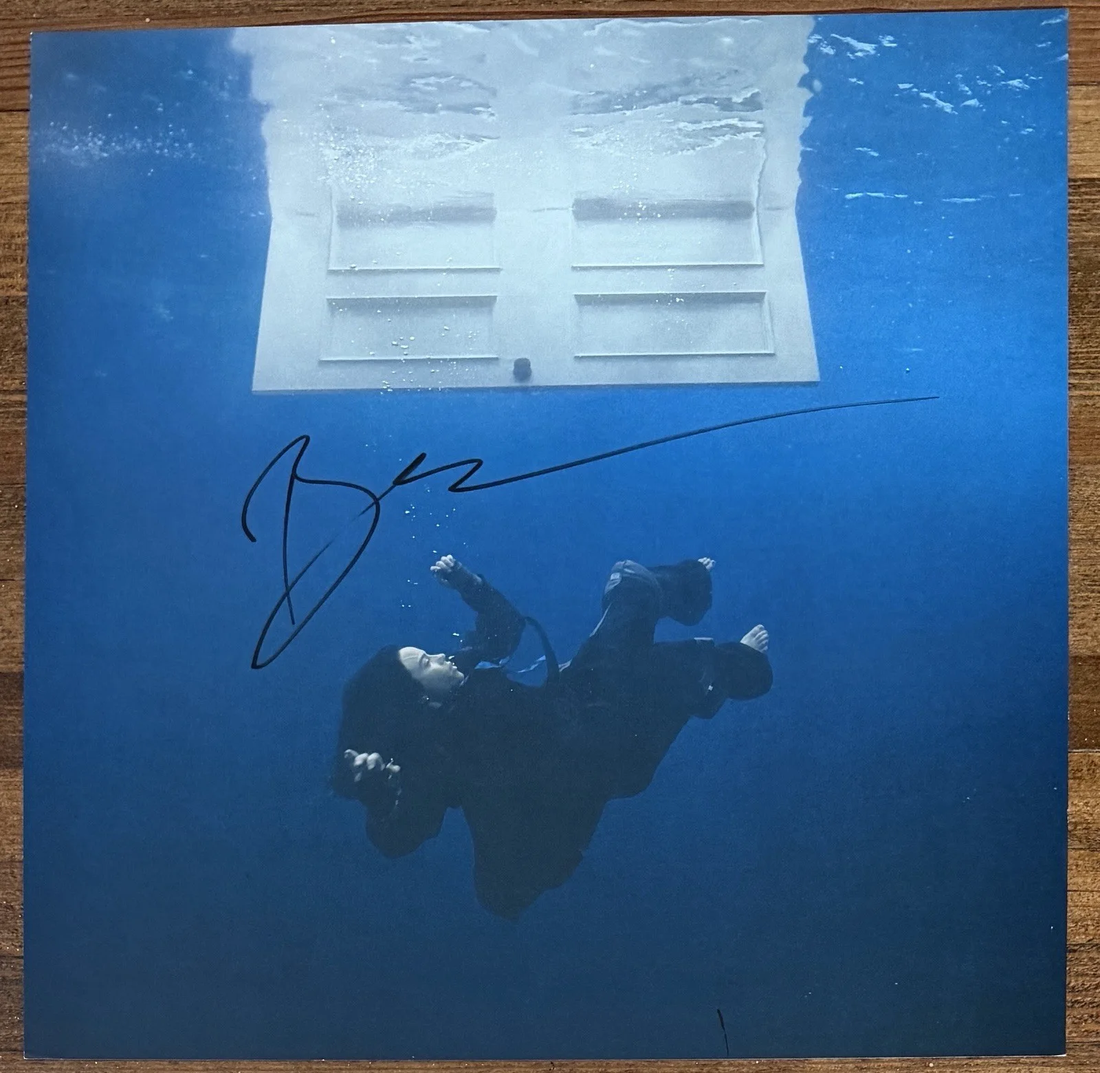Billie Eilish — BILLIE EILISH HIT ME HARD SOFT VINYL & SIGNED AUTO ALBUM PHOTO CARD PSA DNA COA, изображение 3