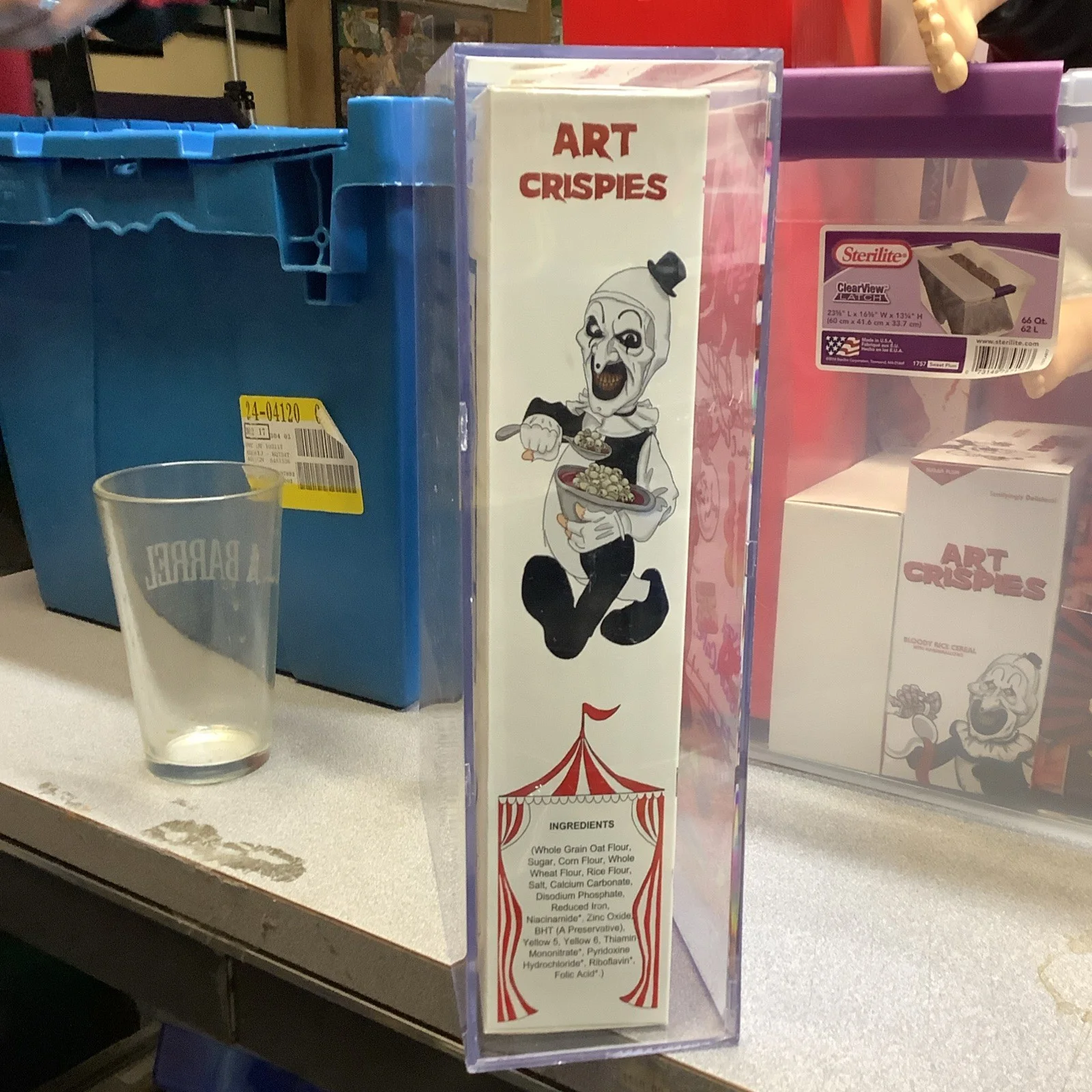 DHT, Lauren Lavera, Elliot fullam, Clint howard — Autographed Spirit terrifier cereal box Sign David Howard Thornton Lavena Fullum, image 4
