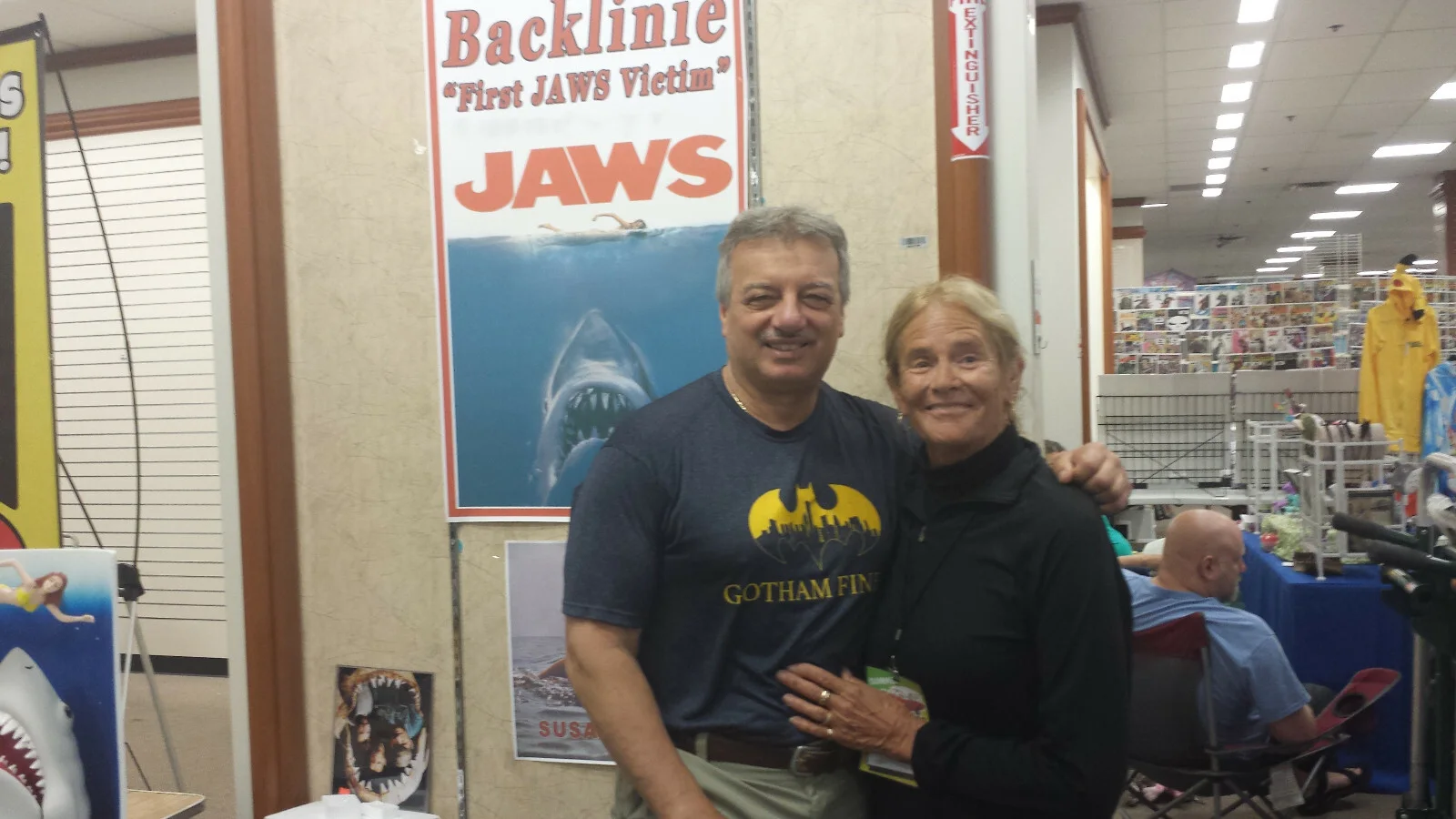 Jaws 1st Victim Susan Backlinie — JAWS 1st Victim autographed card & Blank Photo the late Susan Backlinie, image 3