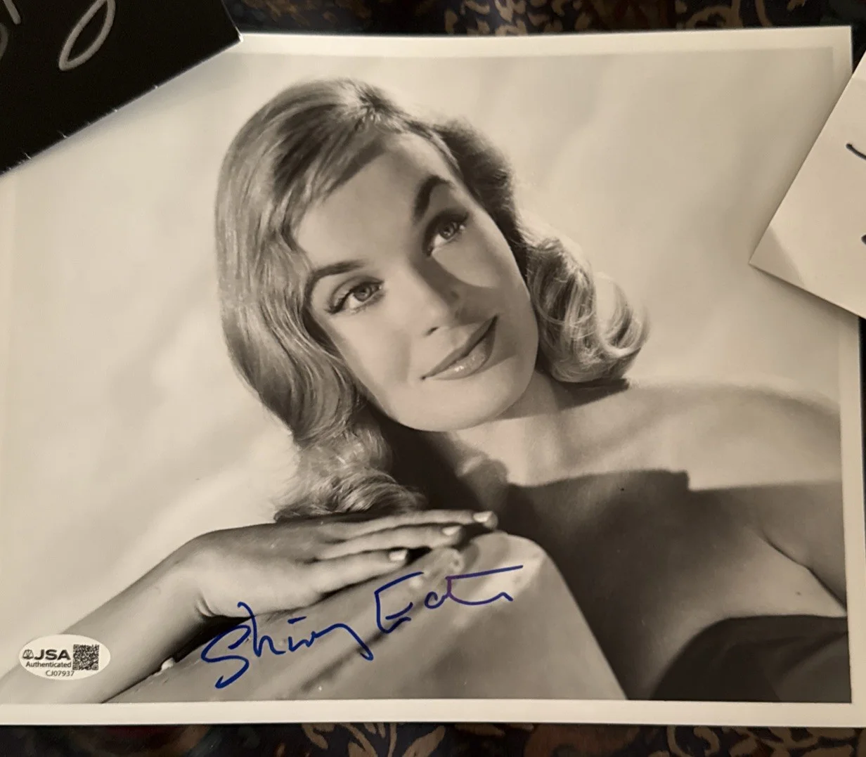 Shirley Eaton Goldfinger 8x10 Hand Signed Photo Autograph JSA COA James Bond, изображение 2