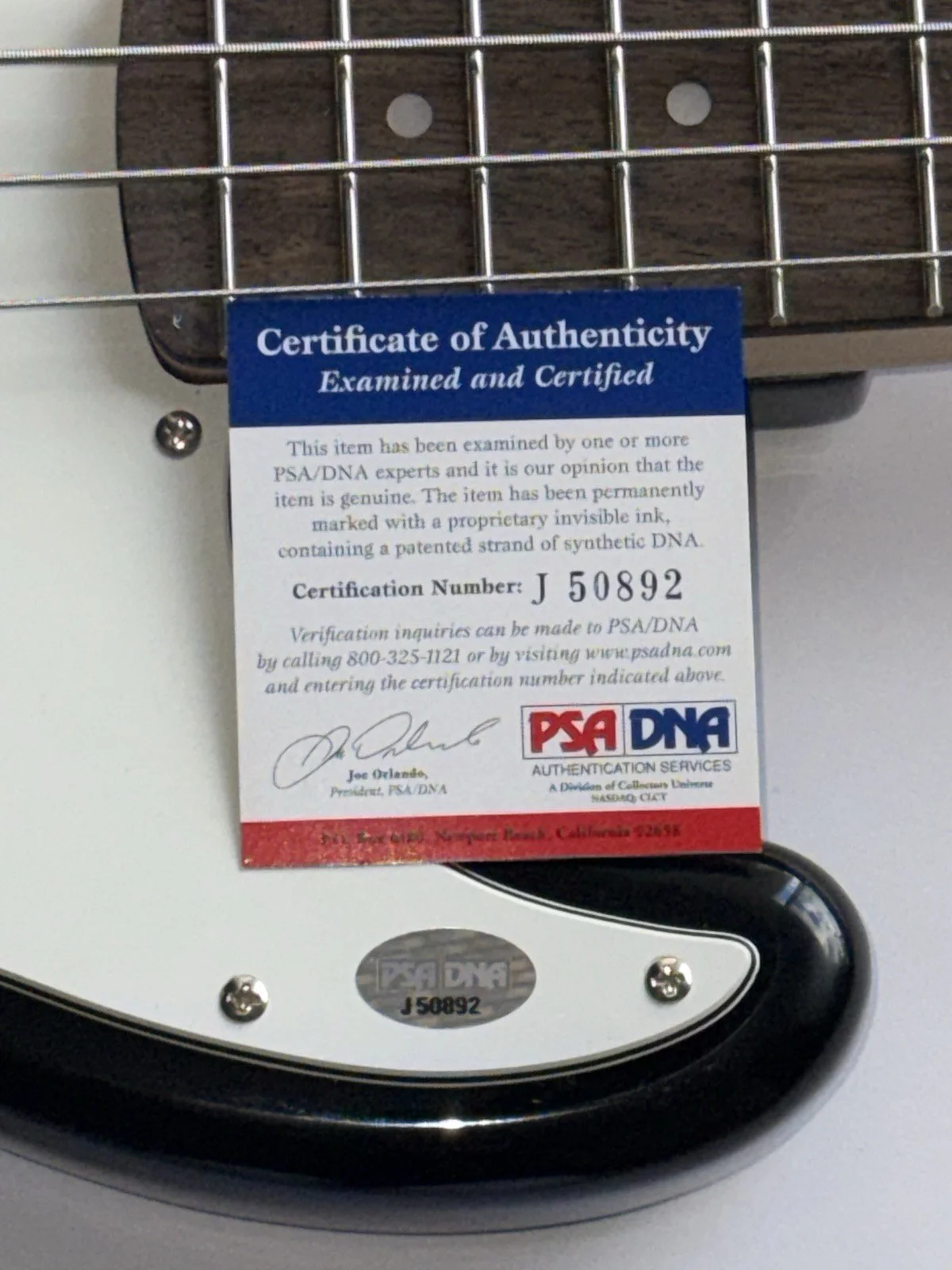 Roger Waters signed Fender Bass Guitar Pink Floyd psa dna coa, image 5