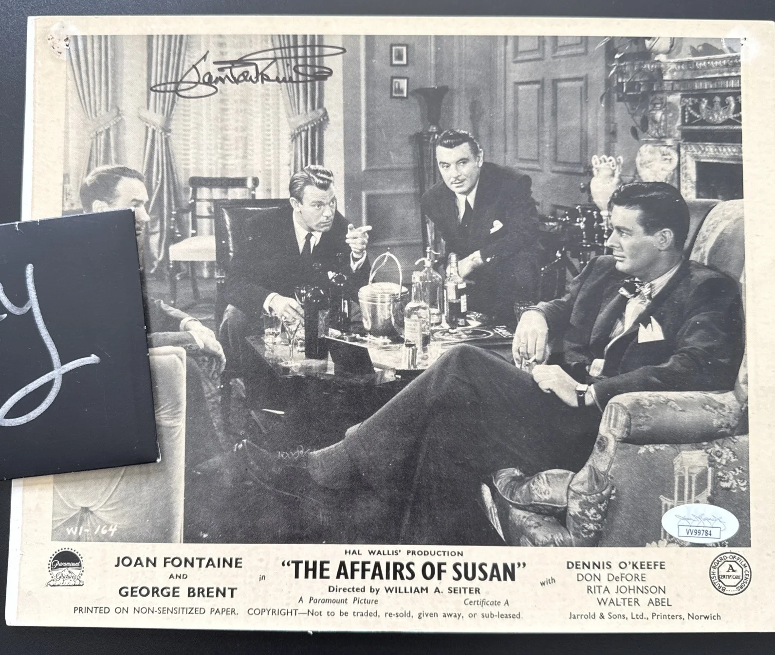 Joan Fontaine Stunning 8x10 Hand Signed Photo Autograph JSA COA Affairs Of Susan, изображение 4
