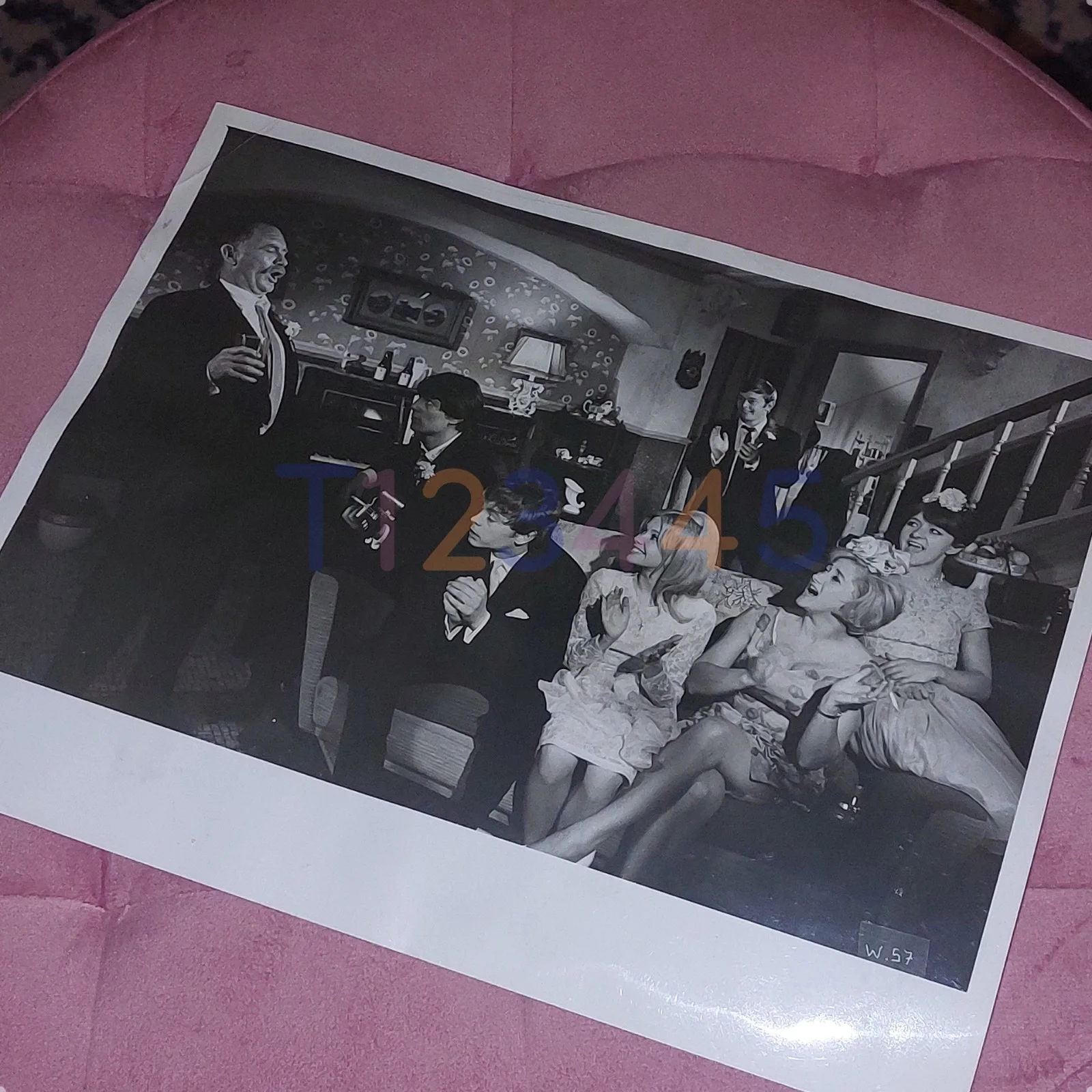 1966 "The Family Way" Original Press Photo John Mills, Hayley Mills, Liz Fraser, изображение 2