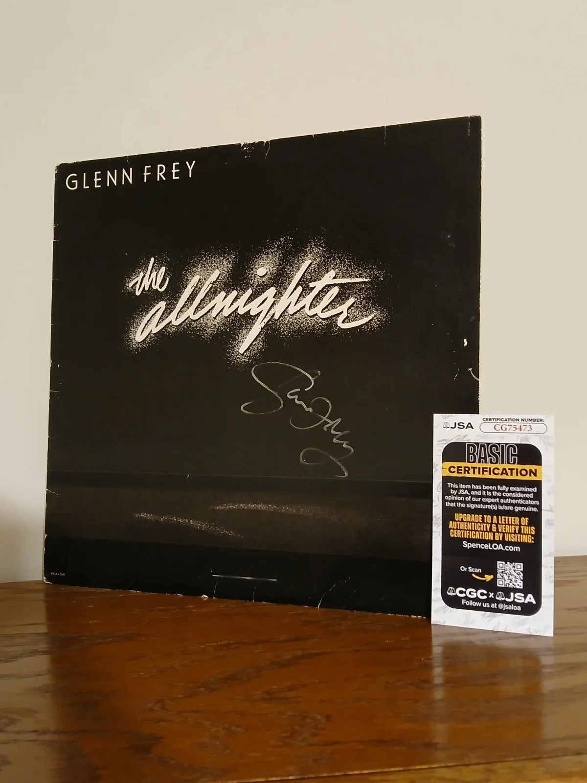 GLENN FREY Signed JSA Autograph record Eagles co- founder, image 4