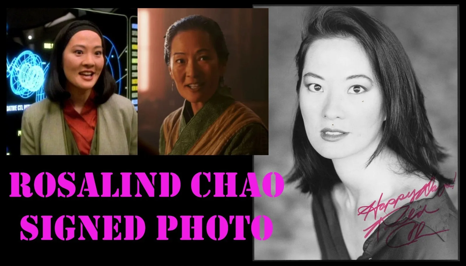 Rosalind Chao — Rosalind Chao – STAR TREK Deep Space Nine "KEIKO O'BRIEN" Autograph Signed 8x10