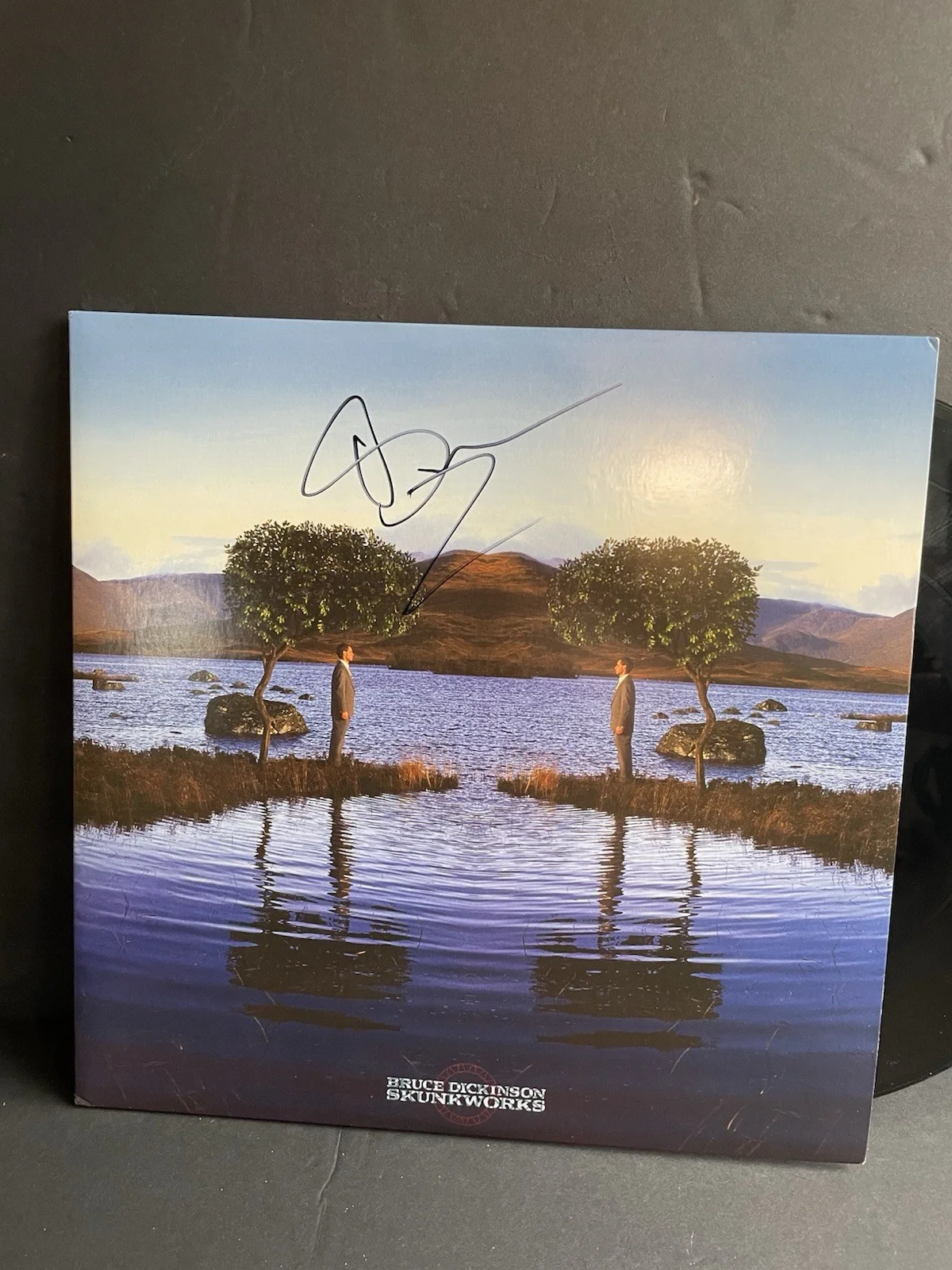 Bruce Dickinson Signed Skunkworks Iron Maiden Solo Album Vinyl Record Rare, изображение 4