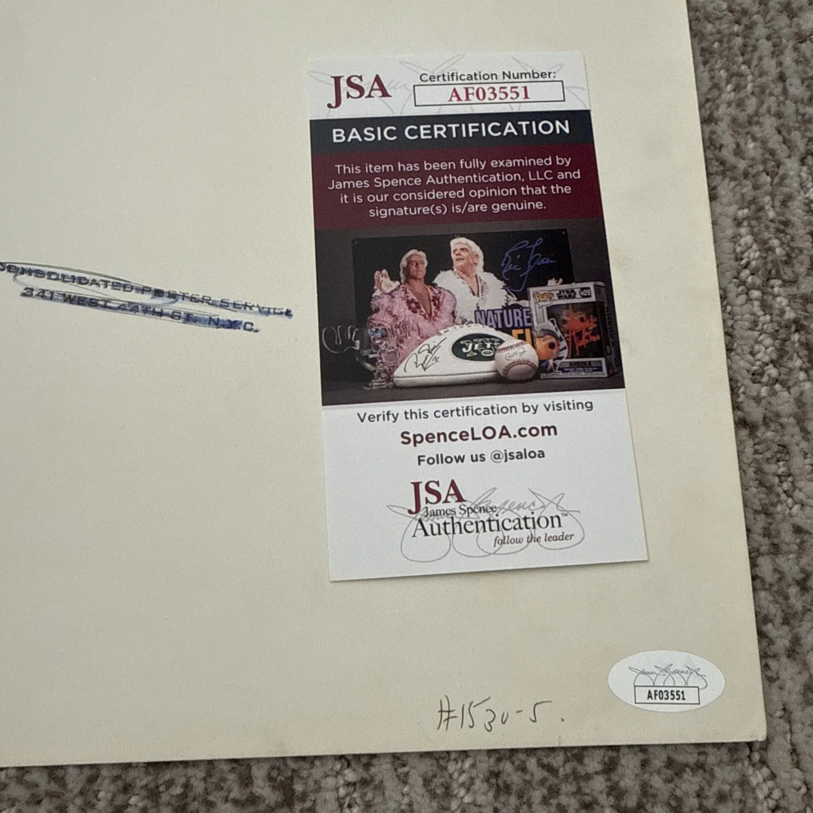 Joan Fontaine Stunning 8x10 Hand Signed Photo Autograph JSA COA Stamped 1947 IVY, изображение 4