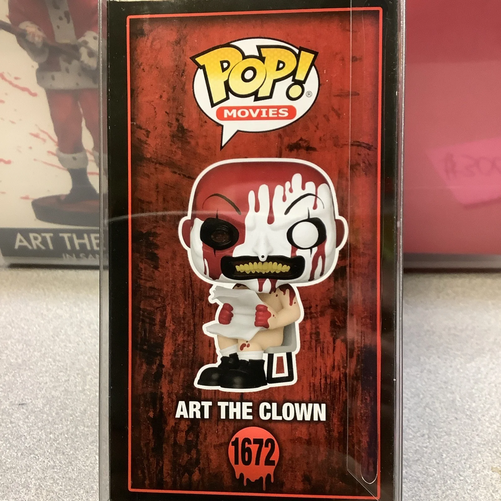 David Howard Thornton — David Howard Thornton Signed Terrifier Art The Clown Funko Pop! #1672 SCARE FAIR, изображение 4