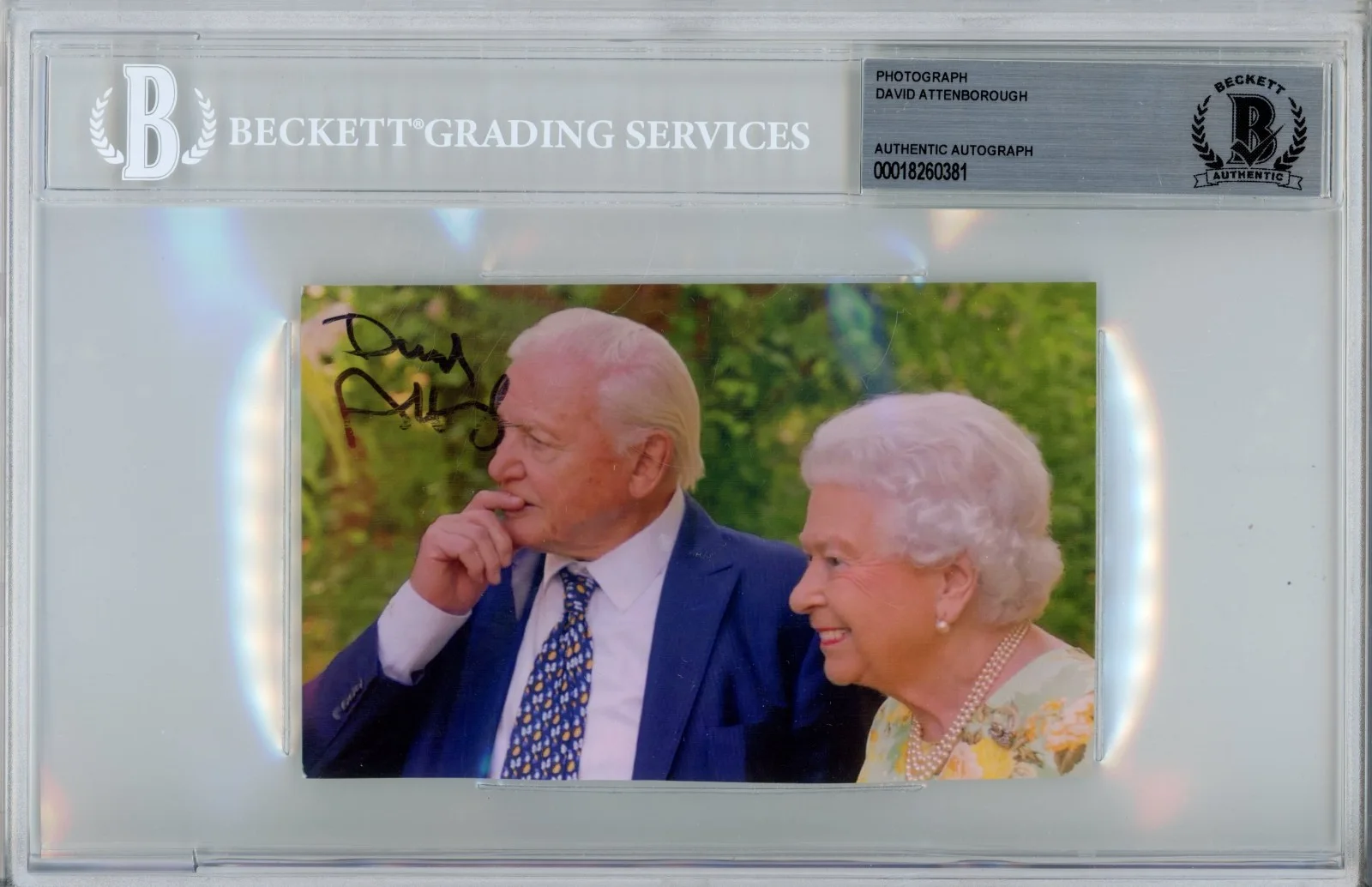 David Attenborough — DAVID ATTENBOROUGH SIGNED PHOTOGRAPH BAS BECKETT COA AUTOGRAPH PLANET EARTH RARE