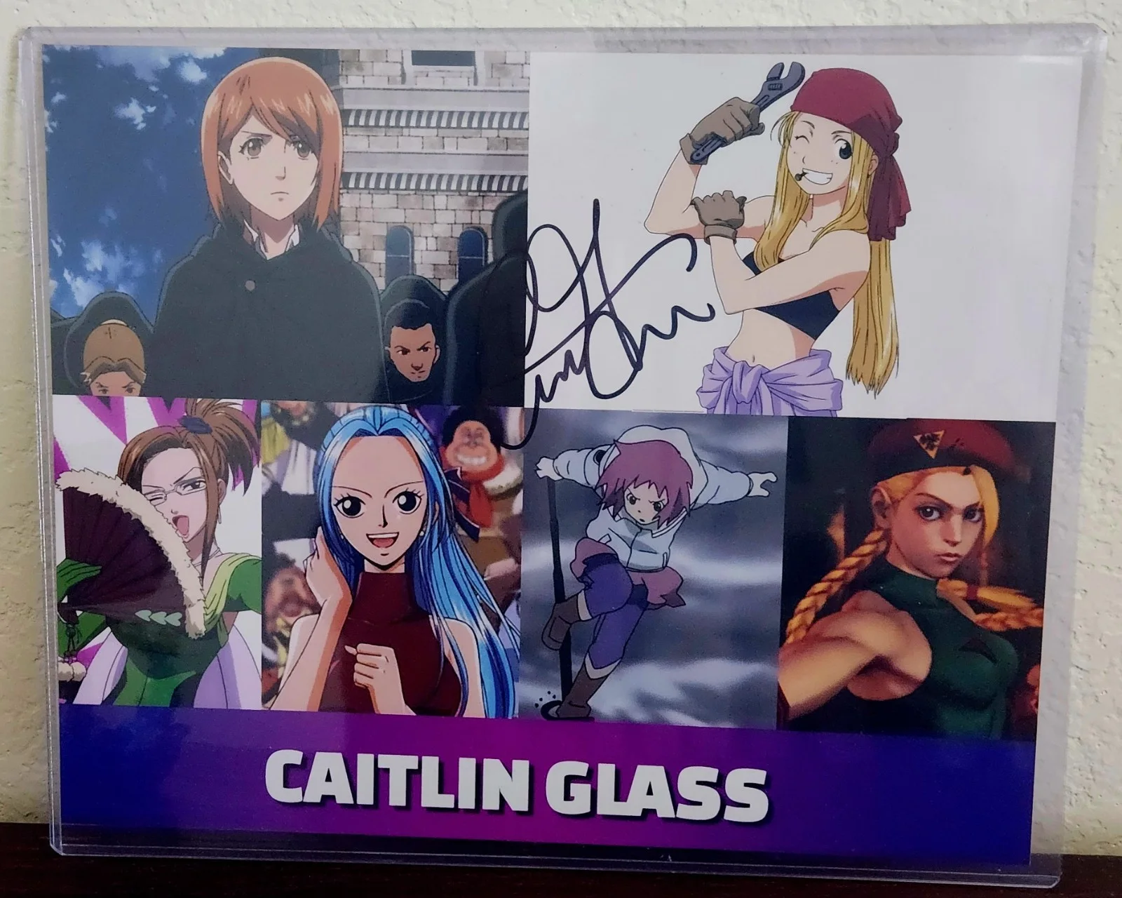 Caitlin Glass — Signed 8x10 CAITLIN GLASS Autograph: Petra,Winky,Nefeltari,Evergreen,Cammy