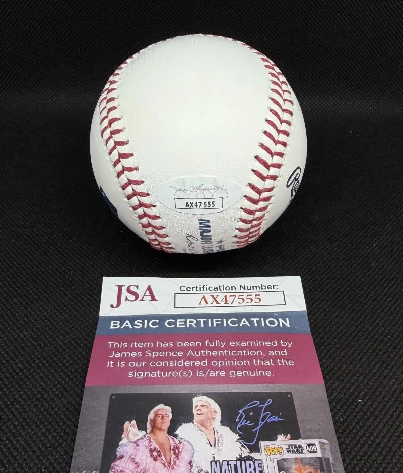 Carter Beauford — Carter Beauford Dave Matthews Band Signed Autograph OMLB Baseball Ball JSA COA, image 2