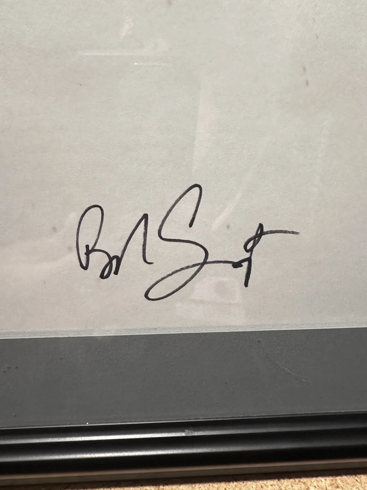 Bon Saget Signed Full House Pilot Script Cover PSA/DNA AF833256 Framed, image 3