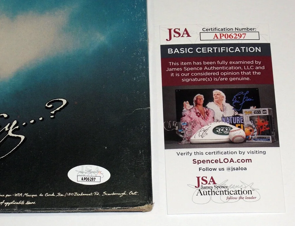 Rod Stewart, Band — ROD STEWART signed "BLONDES HAVE MORE FUN" Vinyl Album EXACT PROOF Band JSA COA, image 3