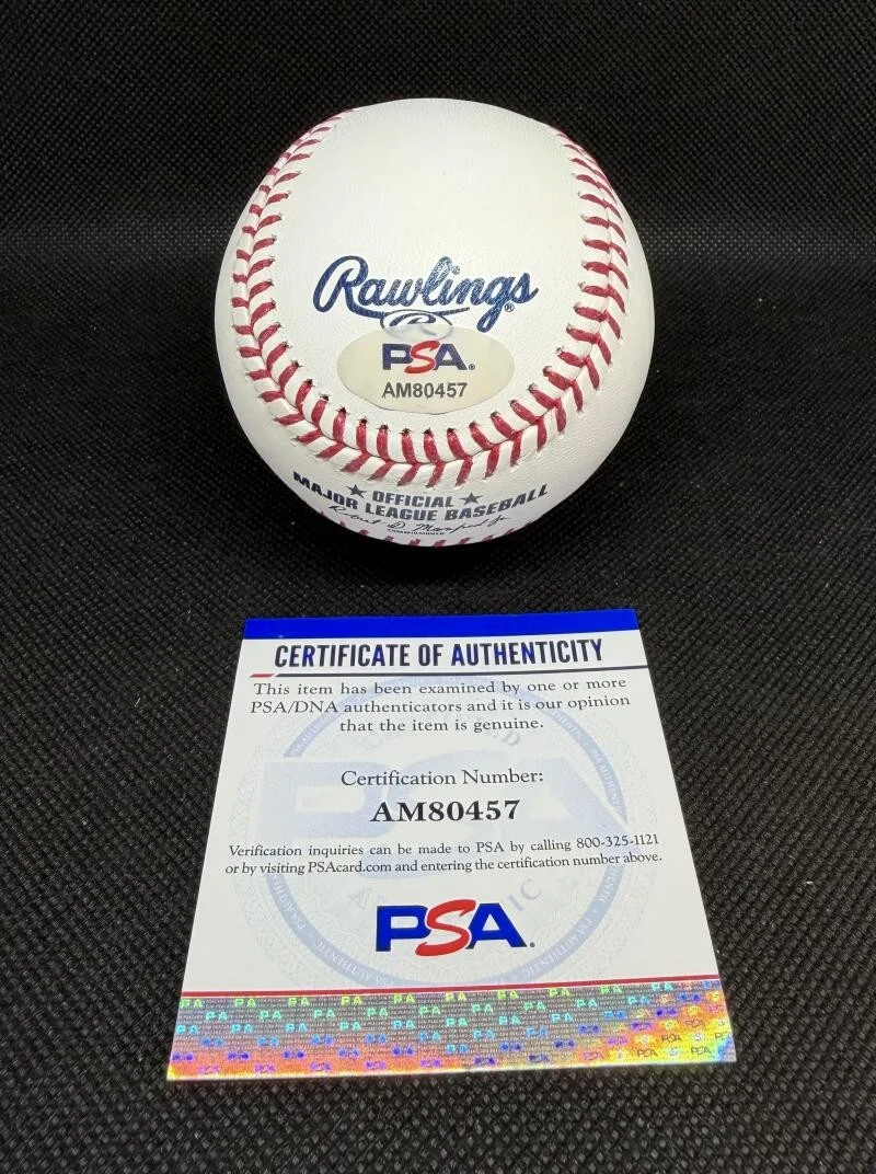 Koe Wetzel — Koe Wetzel Signed Autograph OMLB Baseball Ball - Sell Out & 9 Lives w/ PSA COA, изображение 2