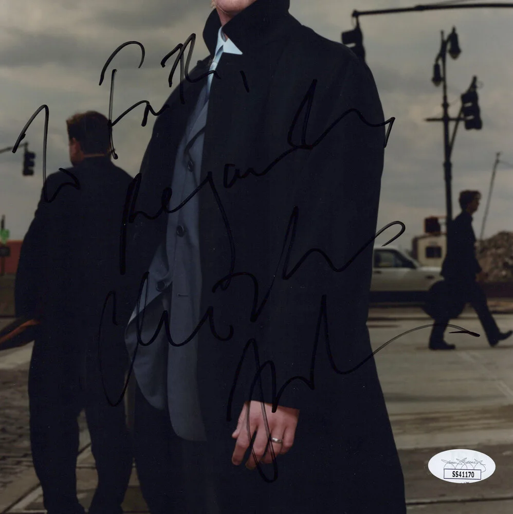 CHRISTIAN BALE — Christian Bale signed 8x10 Photo BATMAN c PROOF Rare Full Signature JSA COA, изображение 5