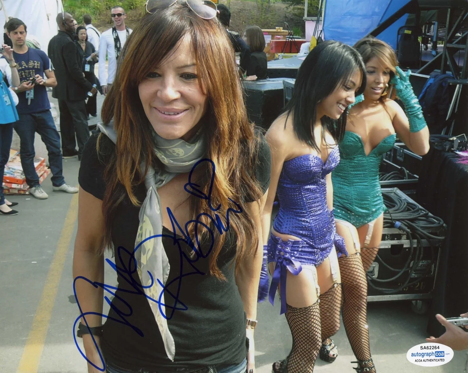 ROBIN ANTIN — Robin Antin signed 8x10 Photo PUSSYCAT DOLLS Founder SEXY Autographed ACOA COA, изображение 3
