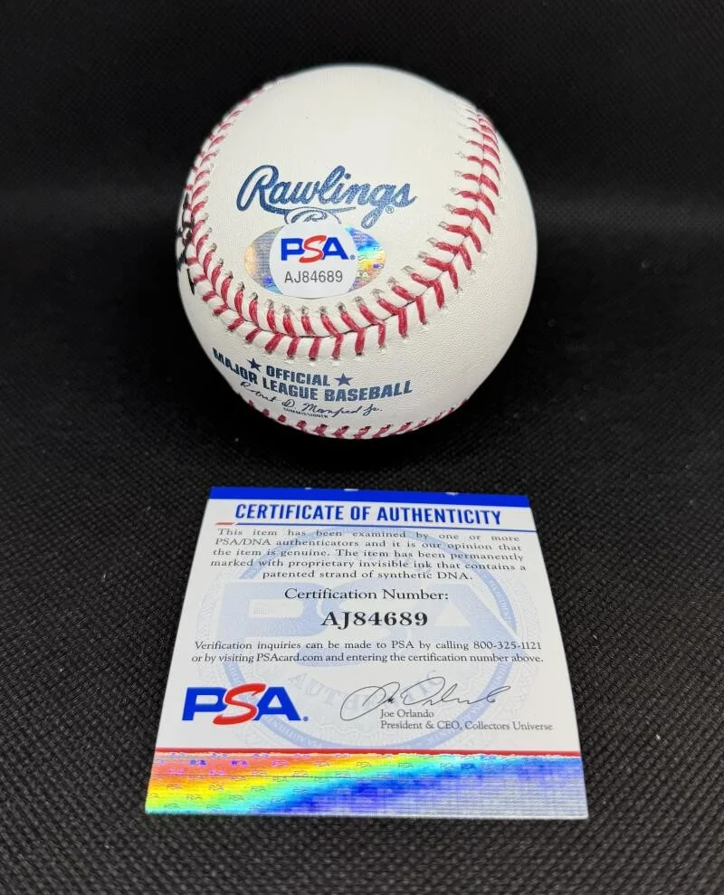 George Strait — George Strait Signed Autograph OMLB Baseball Ball - King of Country w/ PSA COA, изображение 2