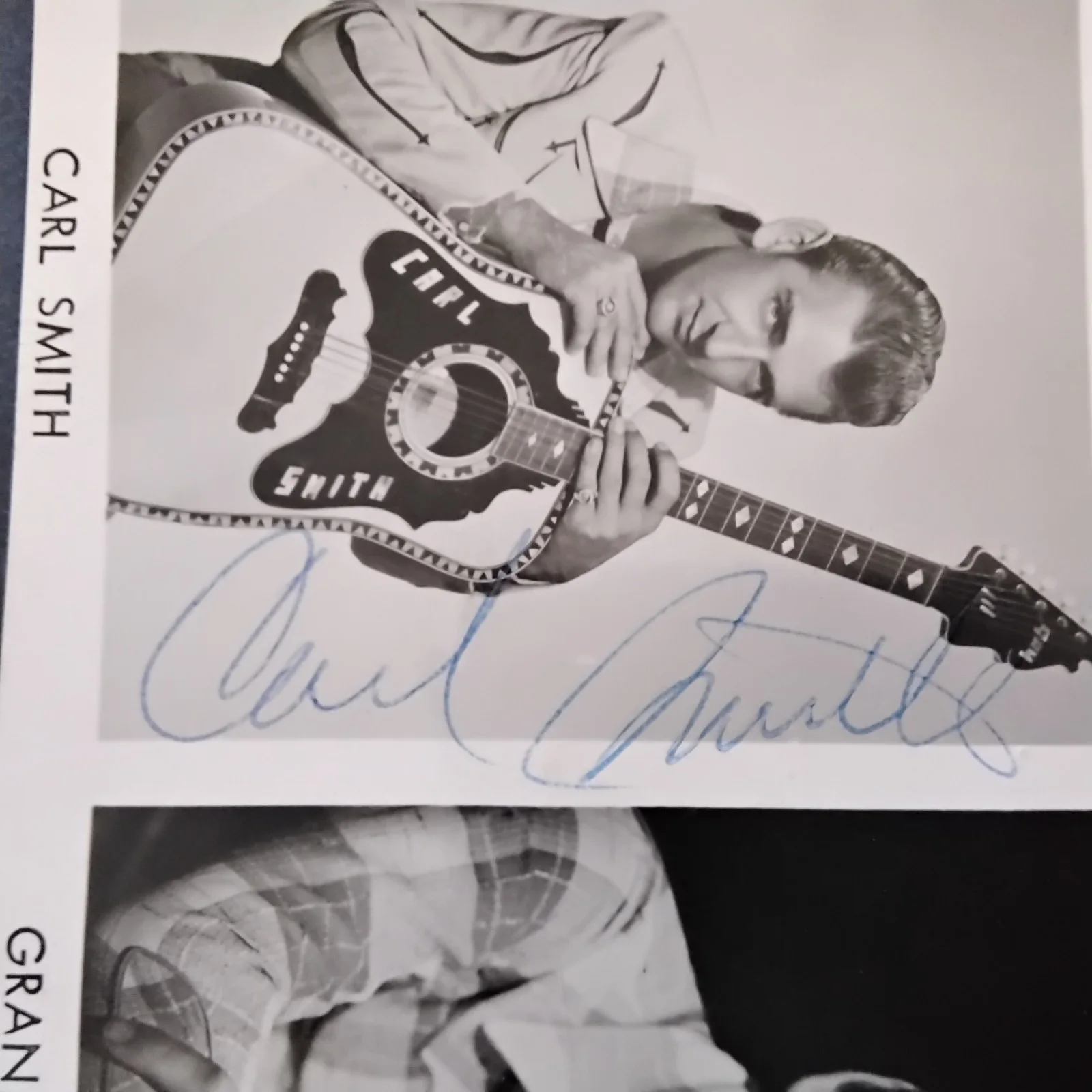 Carl Smith SIGNED Photo 50s Singer Grand Old Opry Mr Country Hey Joe Loose Talk, изображение 4
