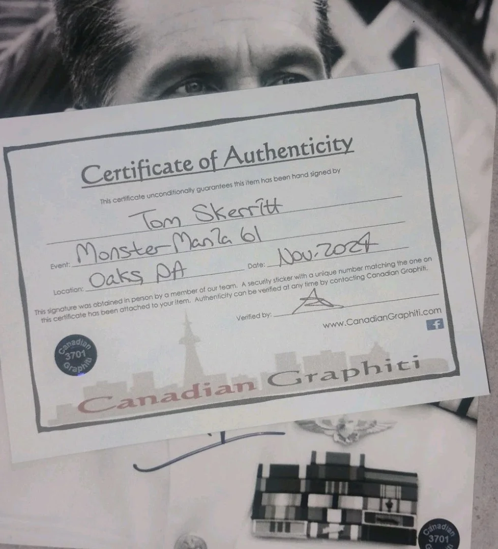 Tom Skerritt Hand Signed Autograph 8x10 Photo COA Top Gun NO US TARIFFS, изображение 4
