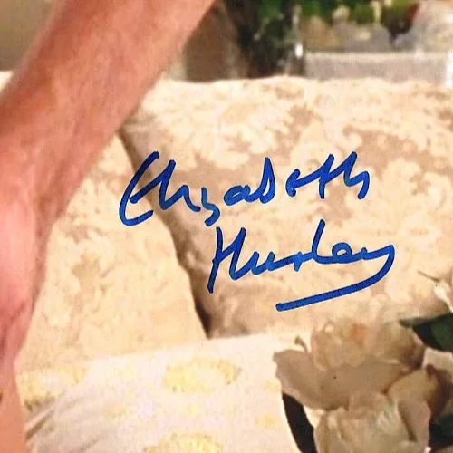 ELIZABETH HURLEY as Vanessa Signed Autograph "AUSTIN POWERS" 11x14 Photo PSA/DNA, изображение 2