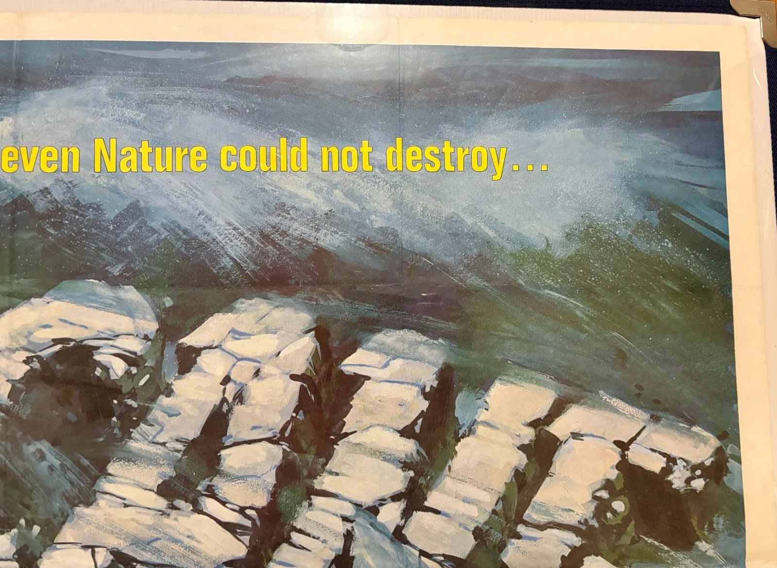 Hurricane Original Vintage UK Quad poster Tom Chantrell, image 5