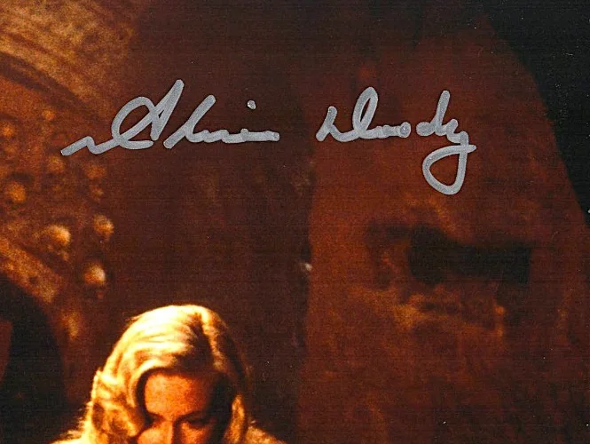 ALISON DOODY "Elsa" Signed Auto INDIANA JONES Last Crusade 11x14 Photo PSA/DNA, изображение 2