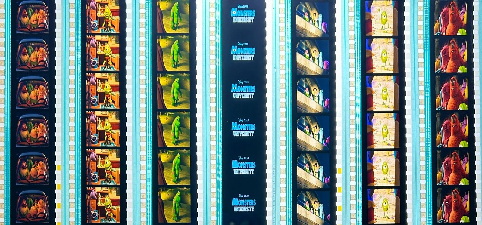 Pixar & Disney’s Monsters University 2013 Very Rare Unmounted 35mm Film Cells, image 5