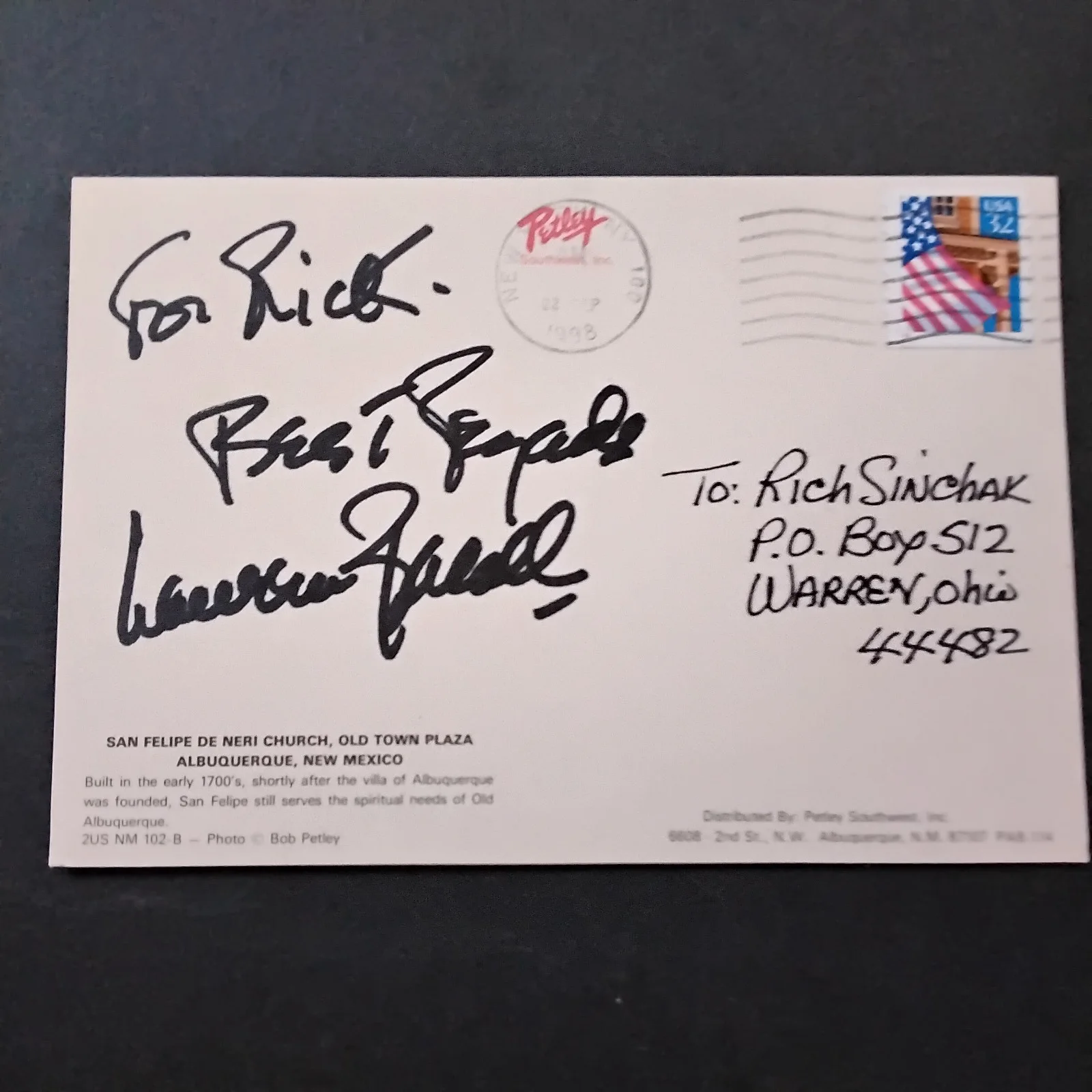 Lauren Bacall SIGNED Card Photo Movie Actress Bogart Big Sleep To Have Not Largo, изображение 5