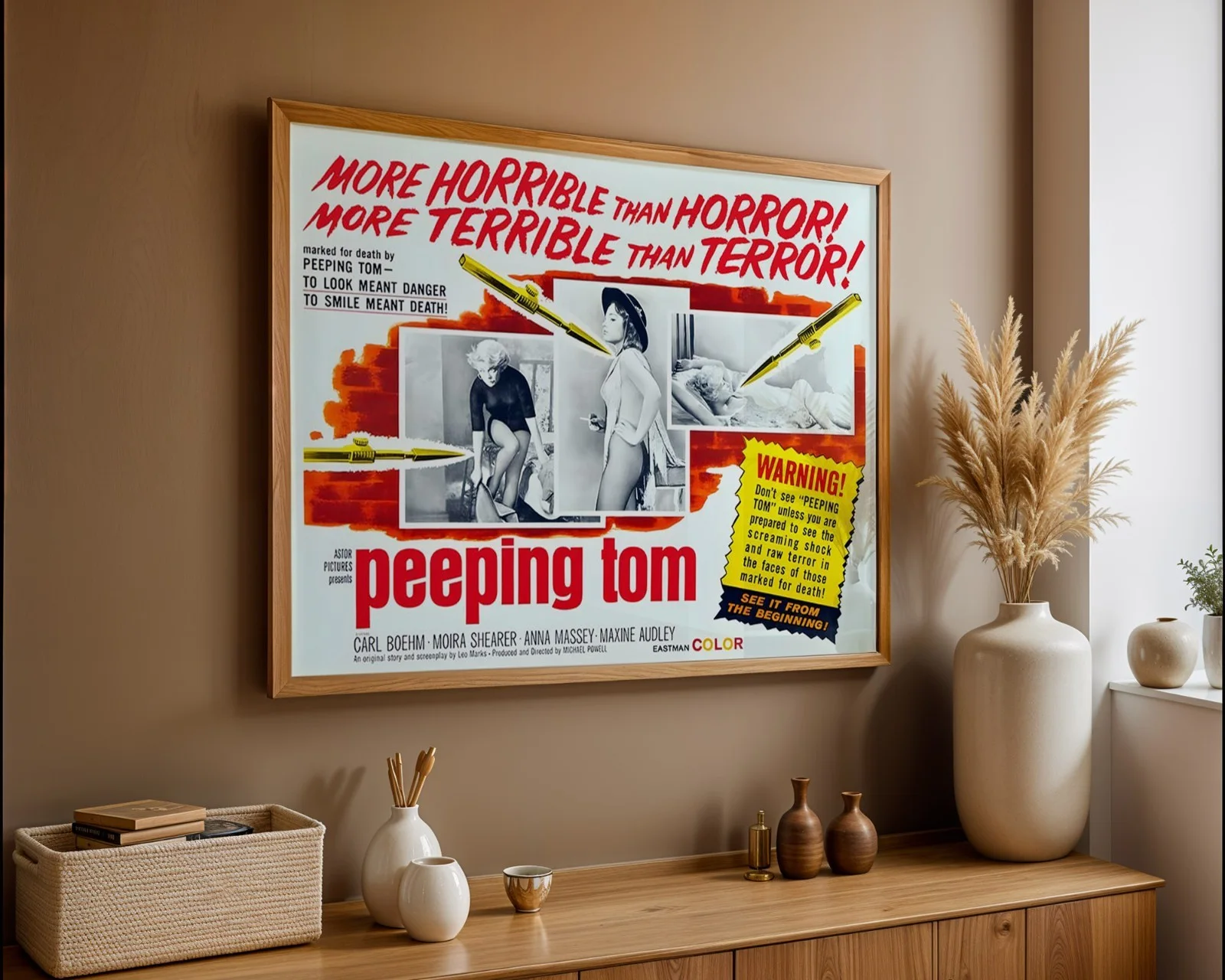 Peeping Tom - 1960 Horror Thriller - Restored 40" x 30" UK Quad, image 3