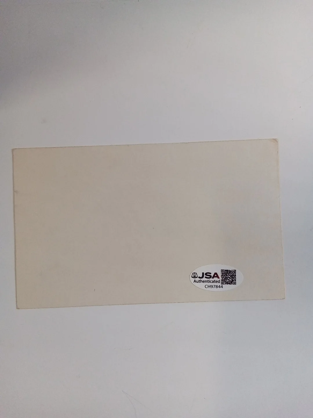 Dick Van Dyke Signed Index Card Mary Poppins Legend JSA COA, image 3