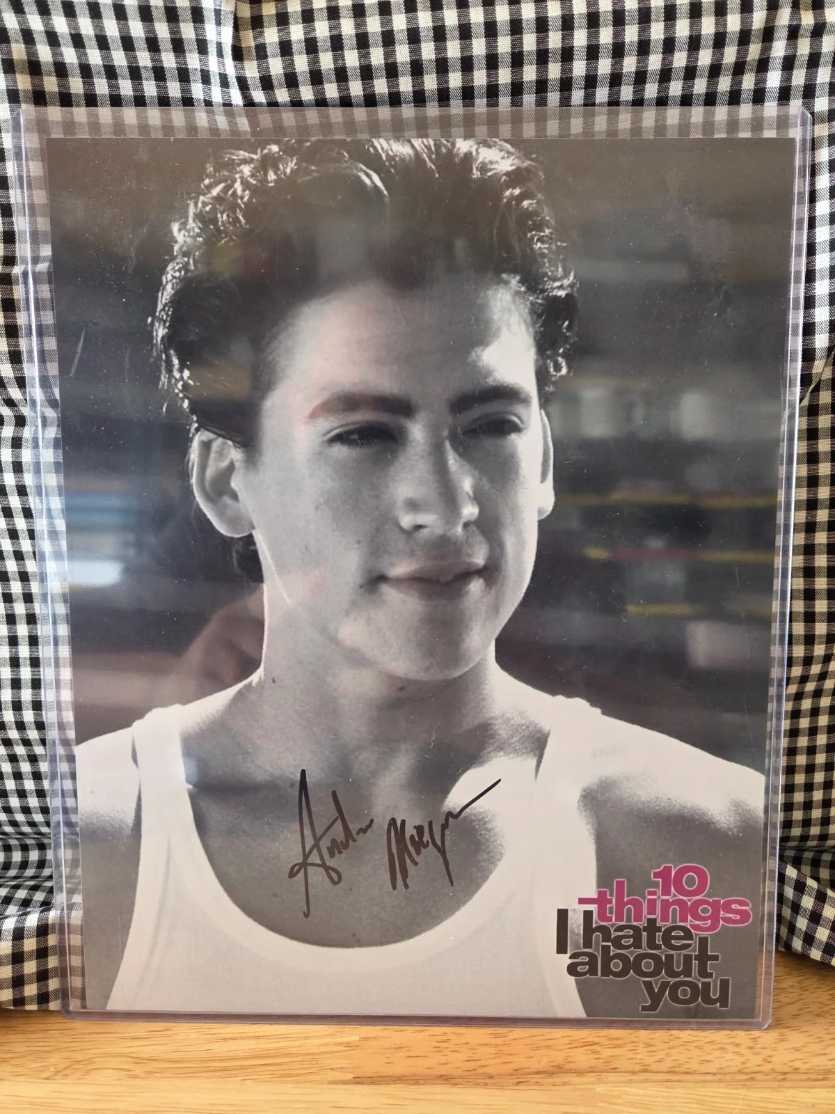 Andrew Keegan — Andrew Keegan Signed 8x10 Photo 10 Things I Hate About You Autograph JSA Witness