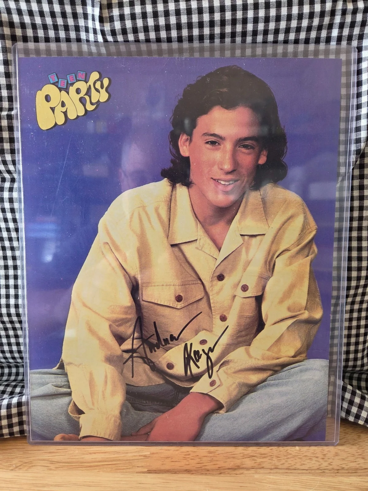 Andrew Keegan — Andrew Keegan Signed 8x10 Photo Teen Angel Autograph JSA Witness COA
