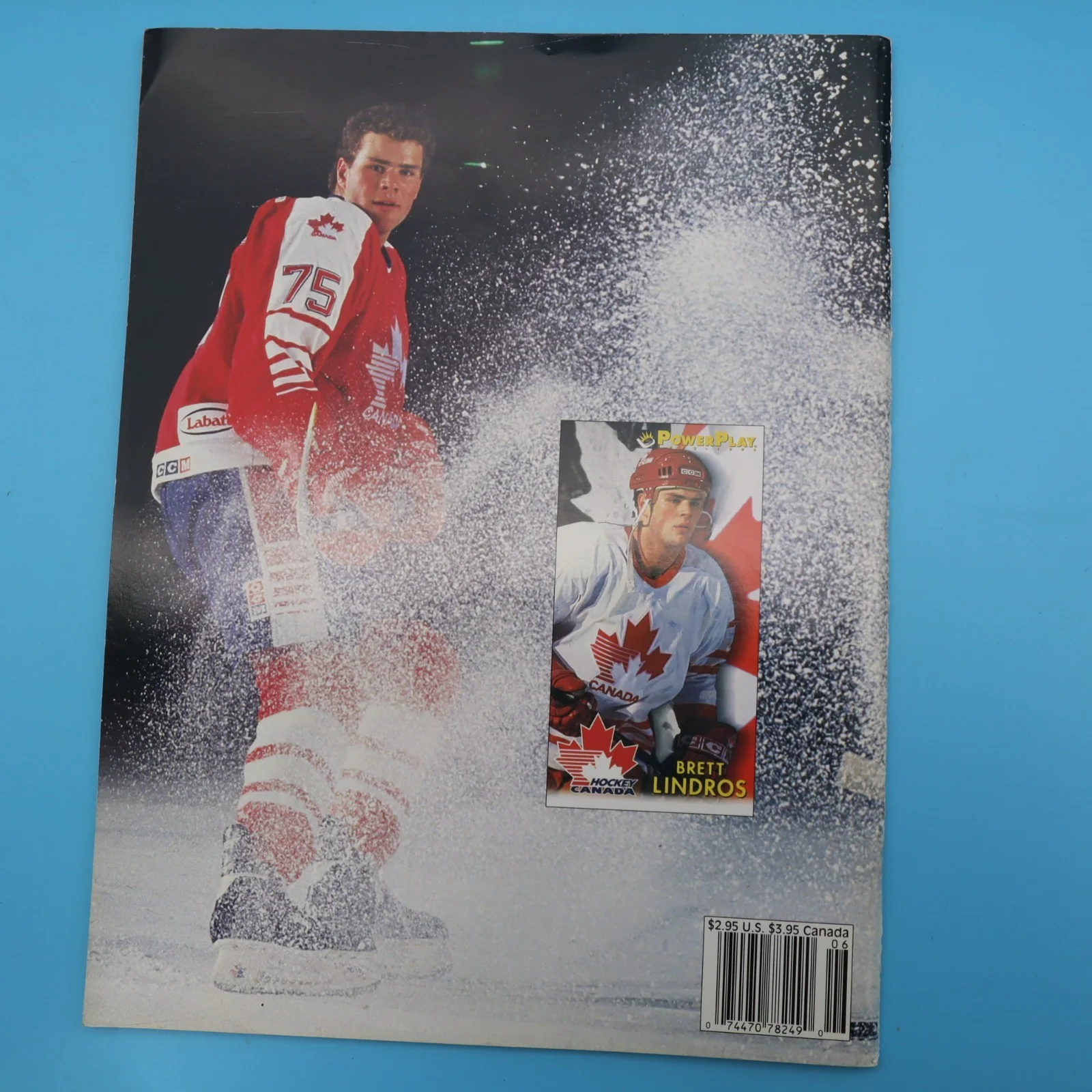 ERIC LINDROS Autographed Beckett Hockey Magazine #44 (June, 1994) HAND SIGNED, изображение 3