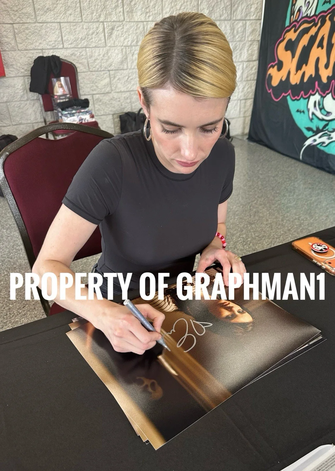 Emma Roberts — Emma Roberts Autographed Scream 4 11x14 Photograph !, изображение 2
