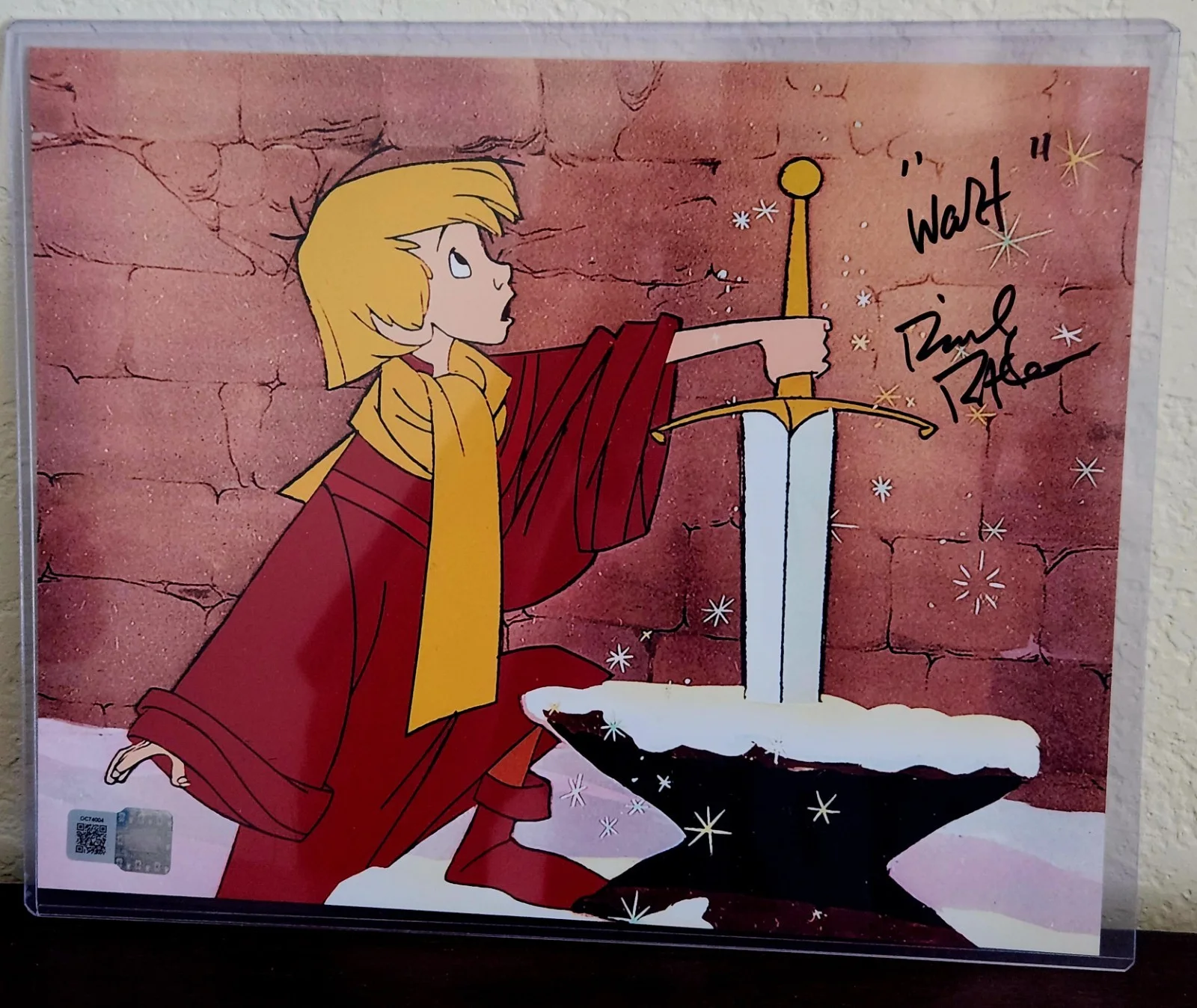 Bruce Reitherman — Signed BRUCE REITHERMAN 8x10 Disney Wart In Sword In The Stone Autograph OCCM