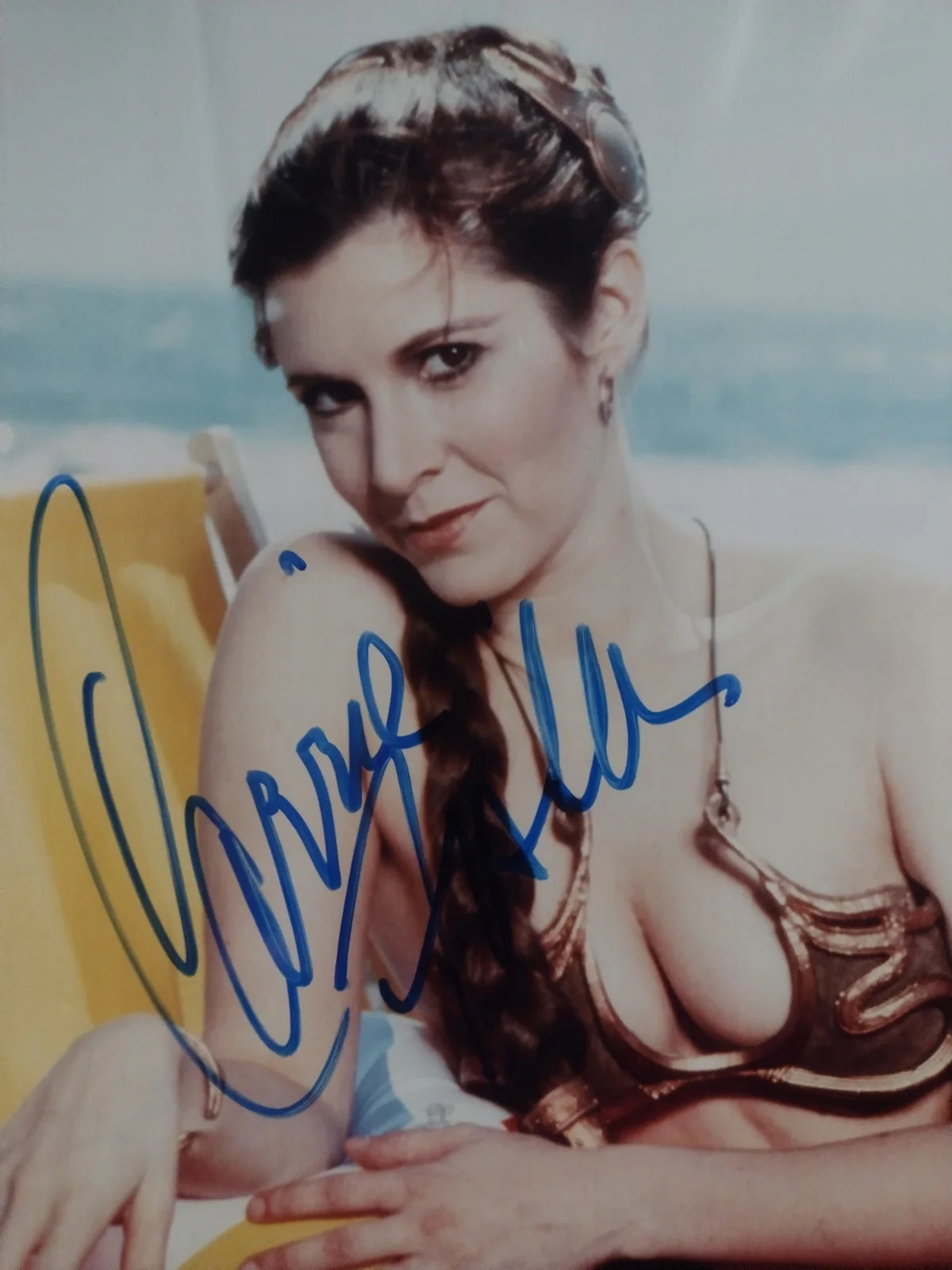 Carrie Fisher Autographed 8x10 Star Wars Princess Leia, Blues Brothers, изображение 2