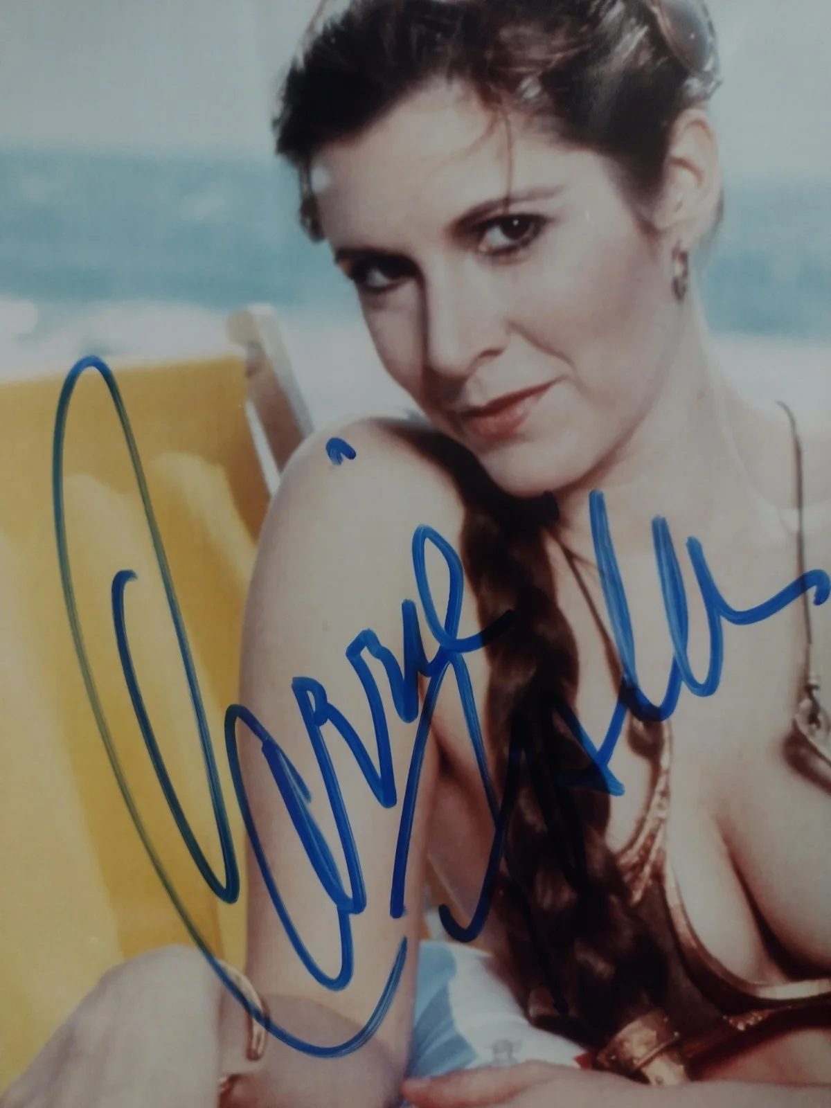 Carrie Fisher Autographed 8x10 Star Wars Princess Leia, Blues Brothers, изображение 3