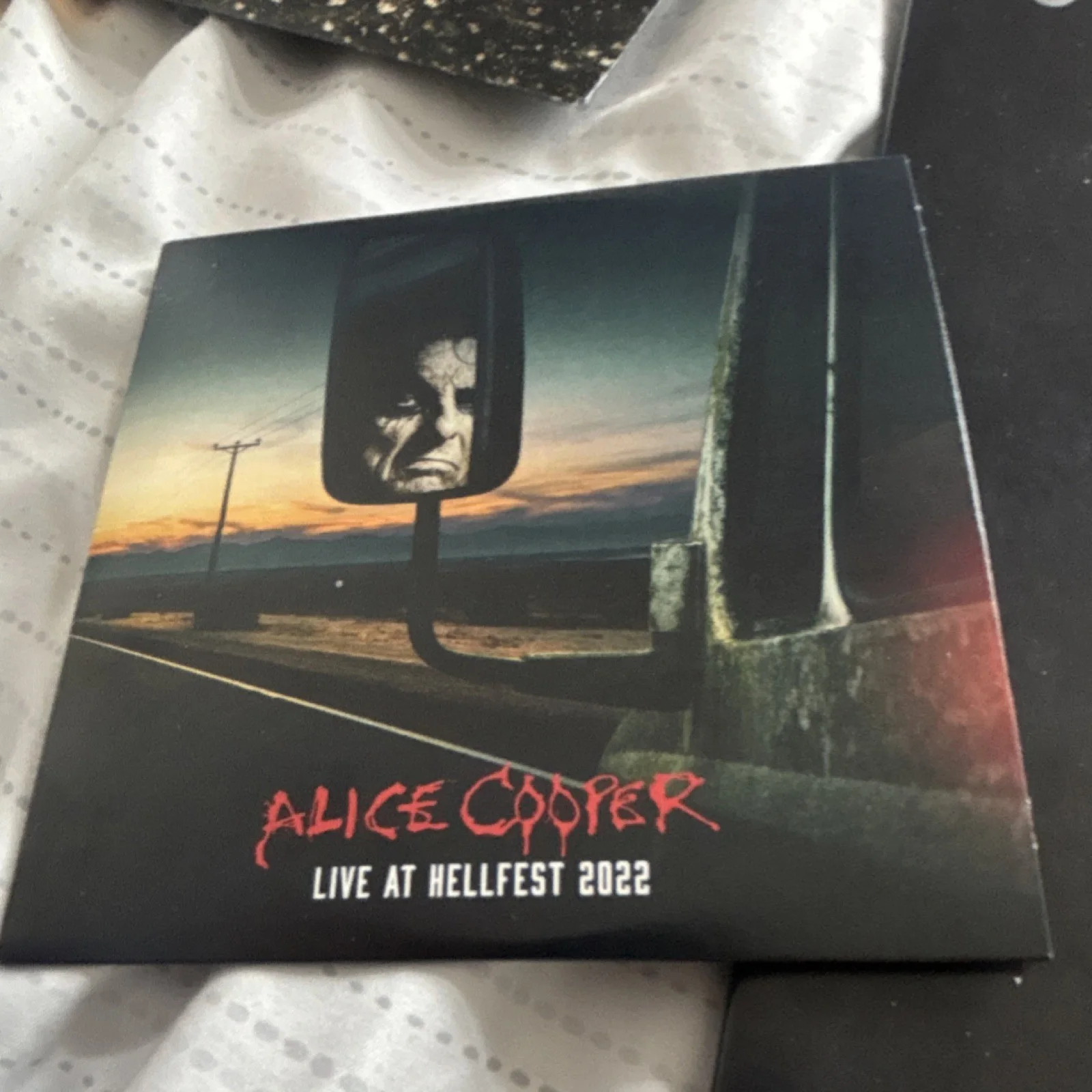 Alice Cooper Road Autographed Vinyl Record Live at Hellfest 2022 Insert, image 3
