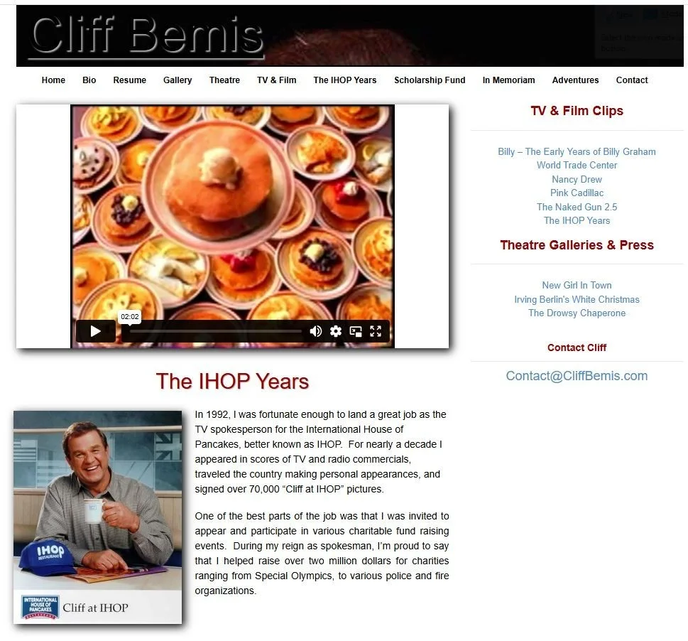 Jim Bemis Autograph 8x10 Color IHOP Promo Photo - IHOP Spokesman, изображение 2
