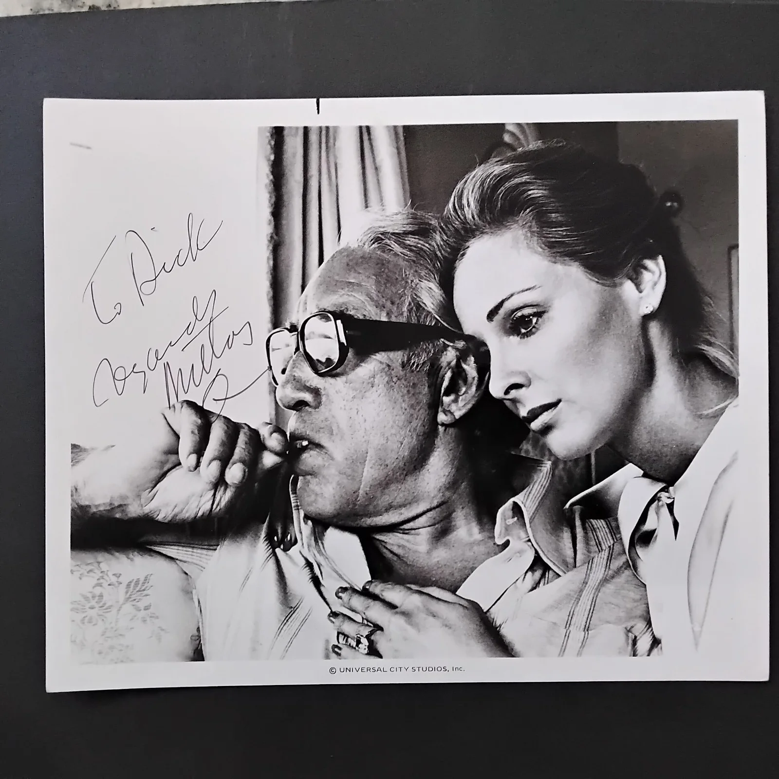 Anthony Quinn SIGNED Photo Movie Actor Lust for Life Zorba the Greek Tycoon, изображение 2