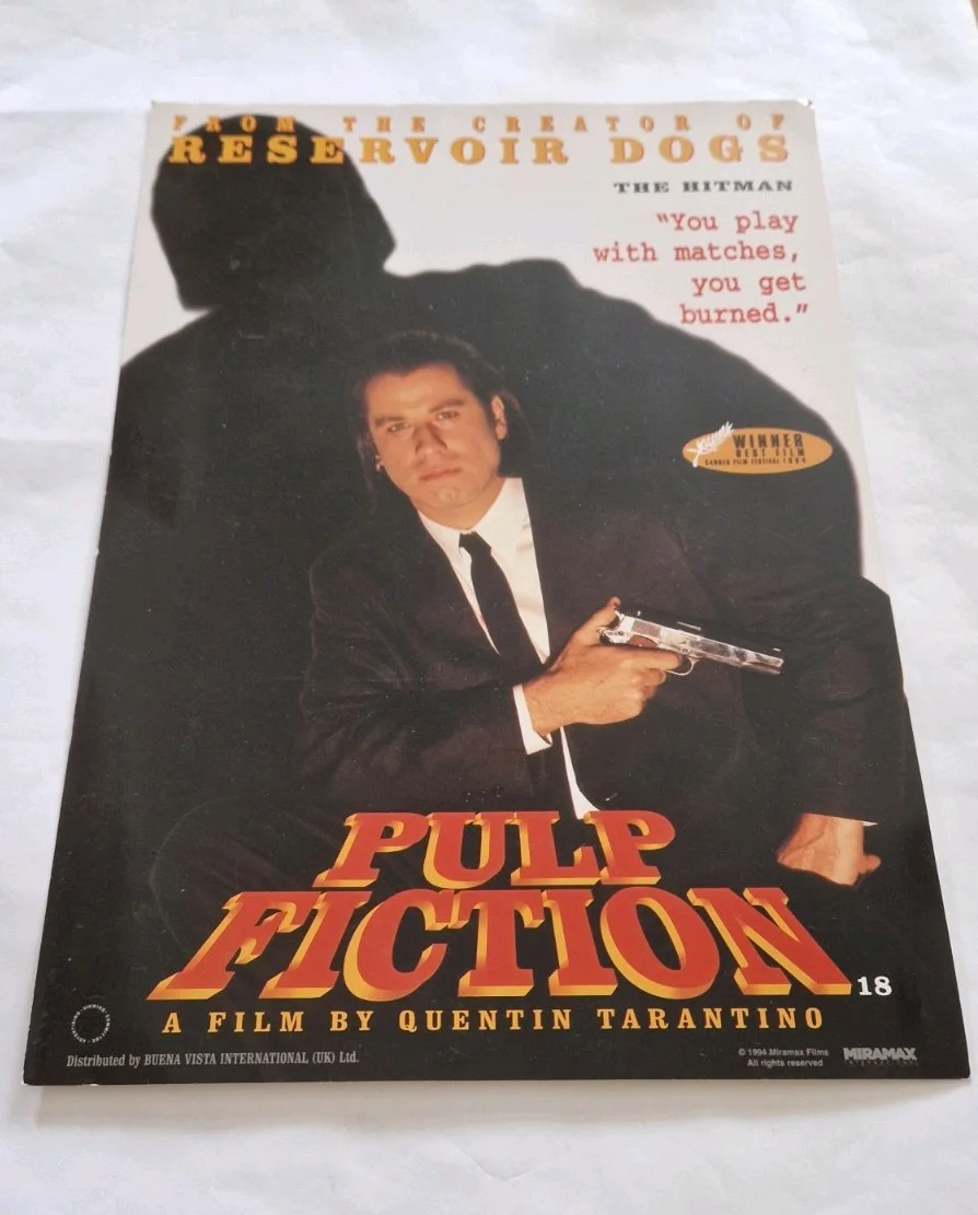 Pulp Fiction 4 Original 1994 UK Miramax Promotional Lobby Cards, image 2