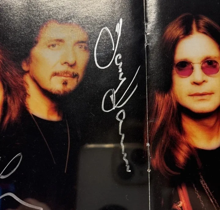 BLACK SABBATH FULLY SIGNED "REUNION" CD X4 NICE SILVER SIGNATURES!!, image 4