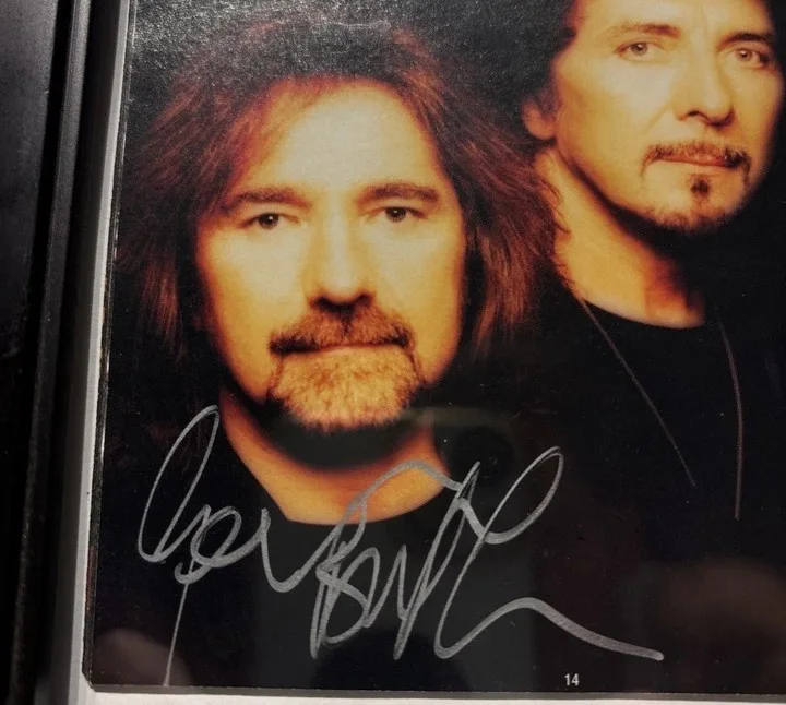 BLACK SABBATH FULLY SIGNED "REUNION" CD X4 NICE SILVER SIGNATURES!!, image 5